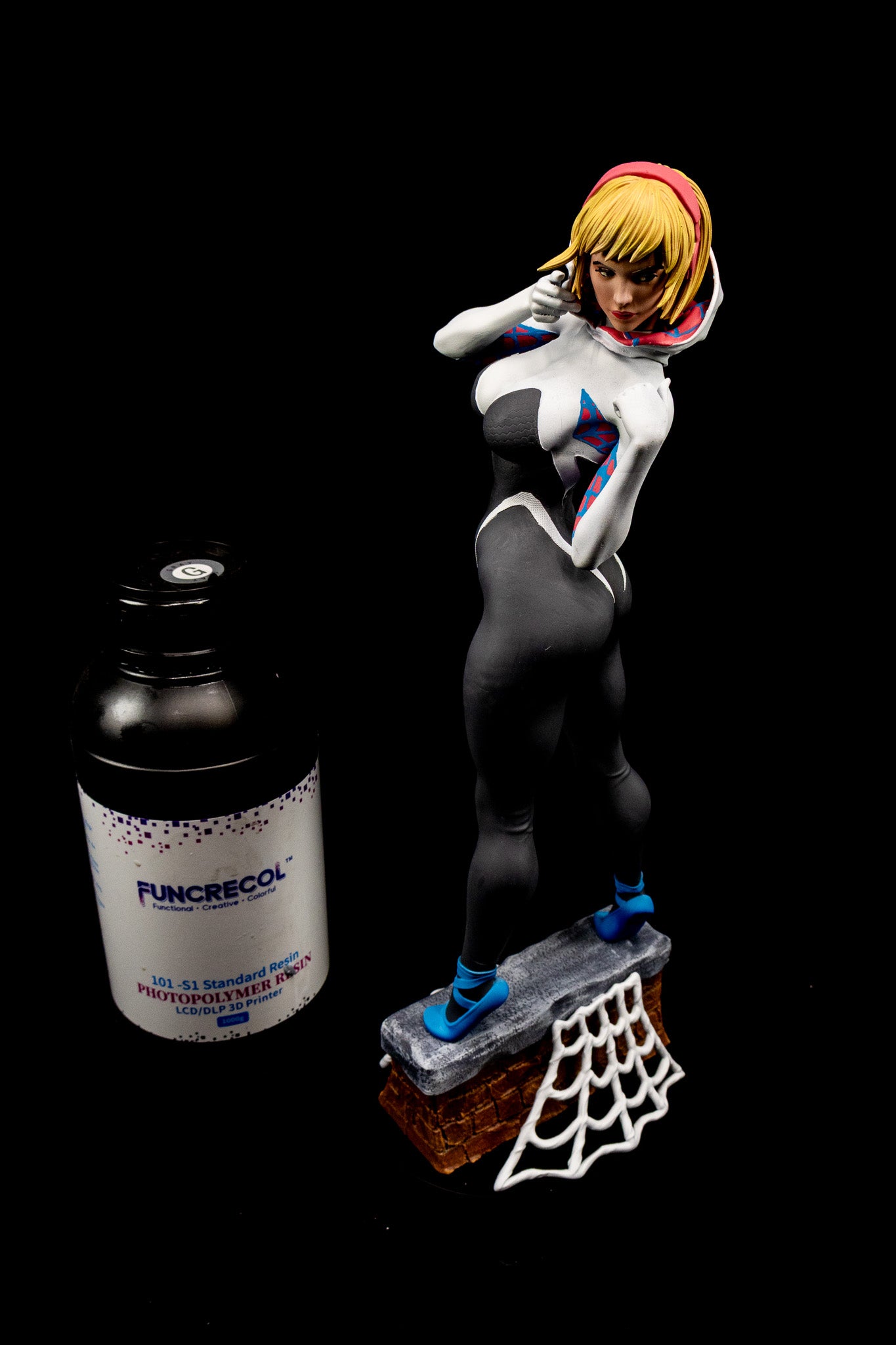 Spider Gwen Resin Fan Art - MTO (Abe3D)