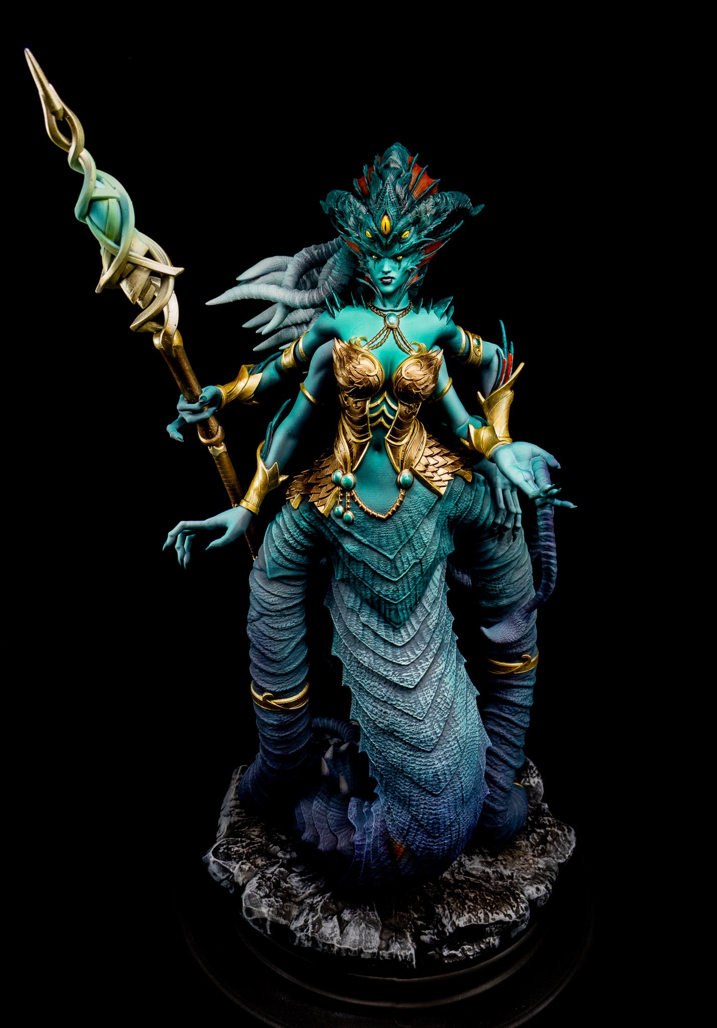 Queen Azshara Resin Fan Art - MTO