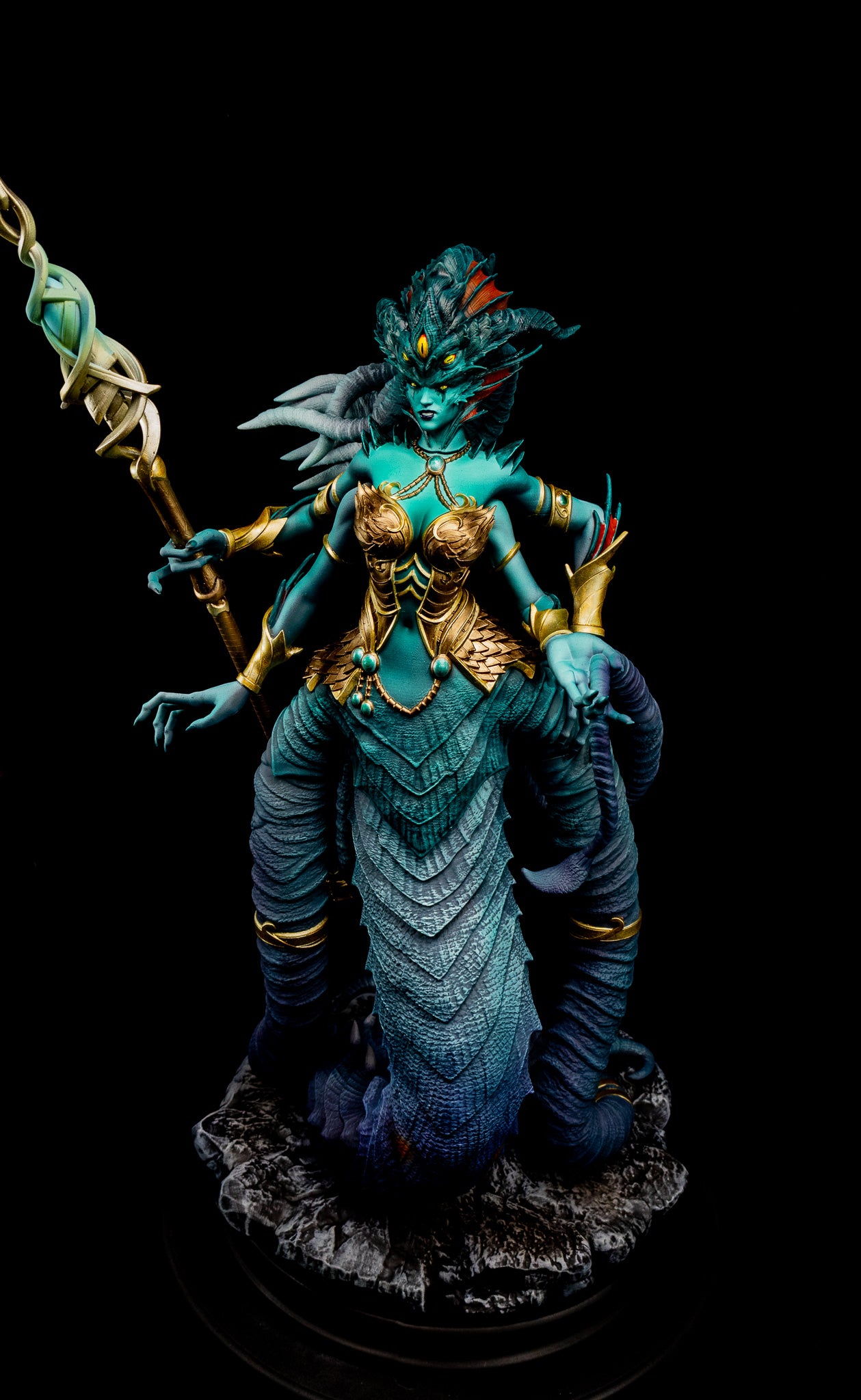 Queen Azshara Resin Fan Art - MTO