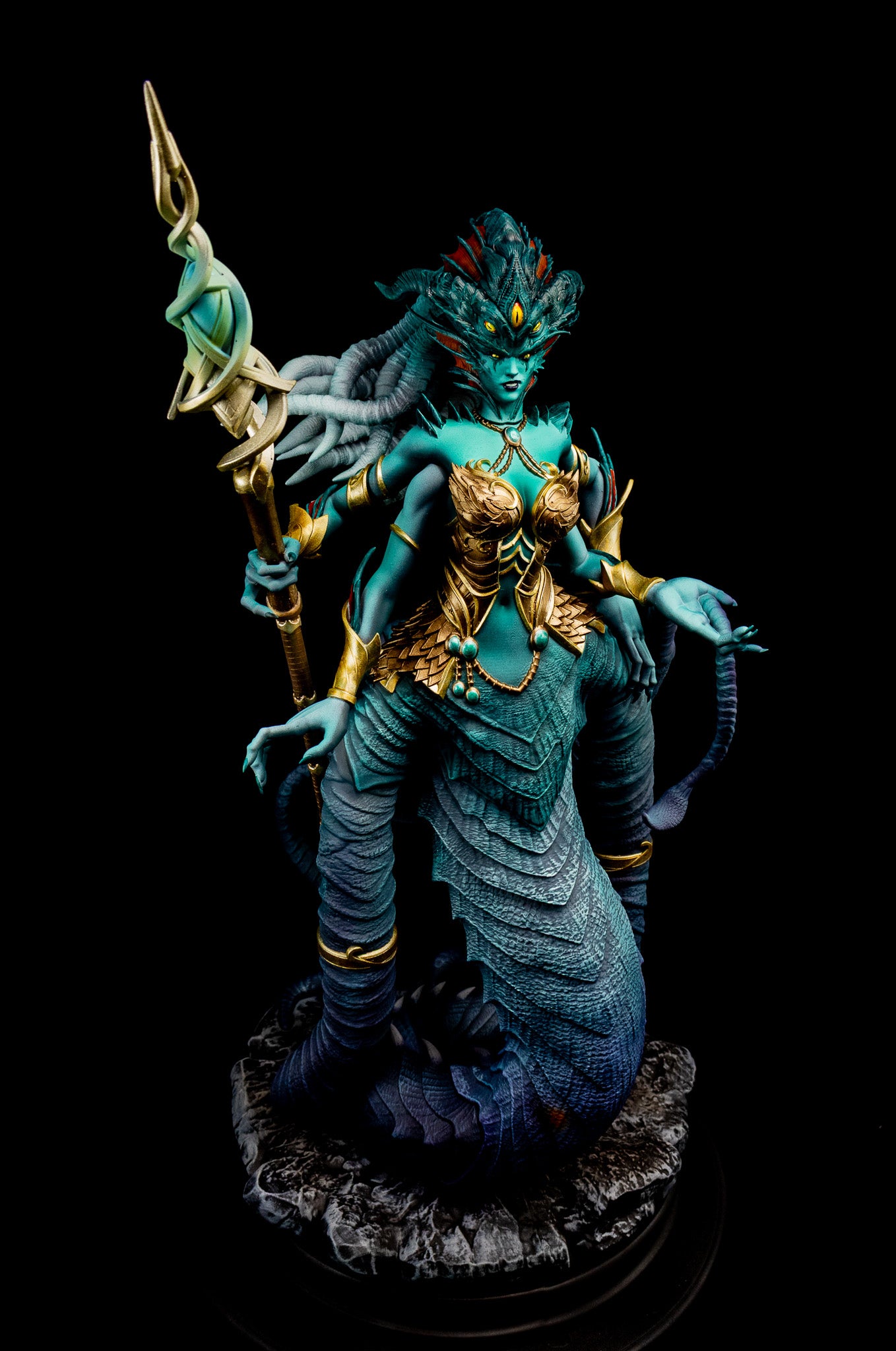 Queen Azshara Resin Fan Art - MTO