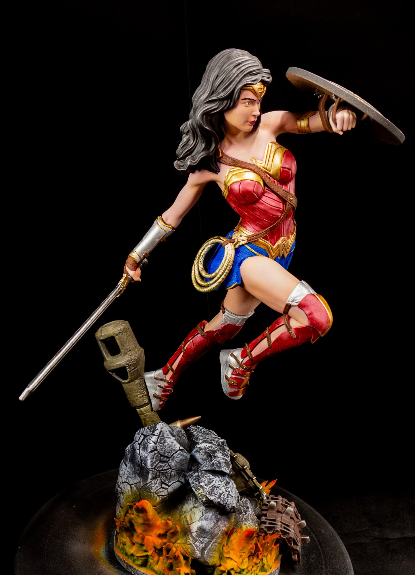 Wonder Woman Sanix Resin Fan Art Pro Painted - MTO