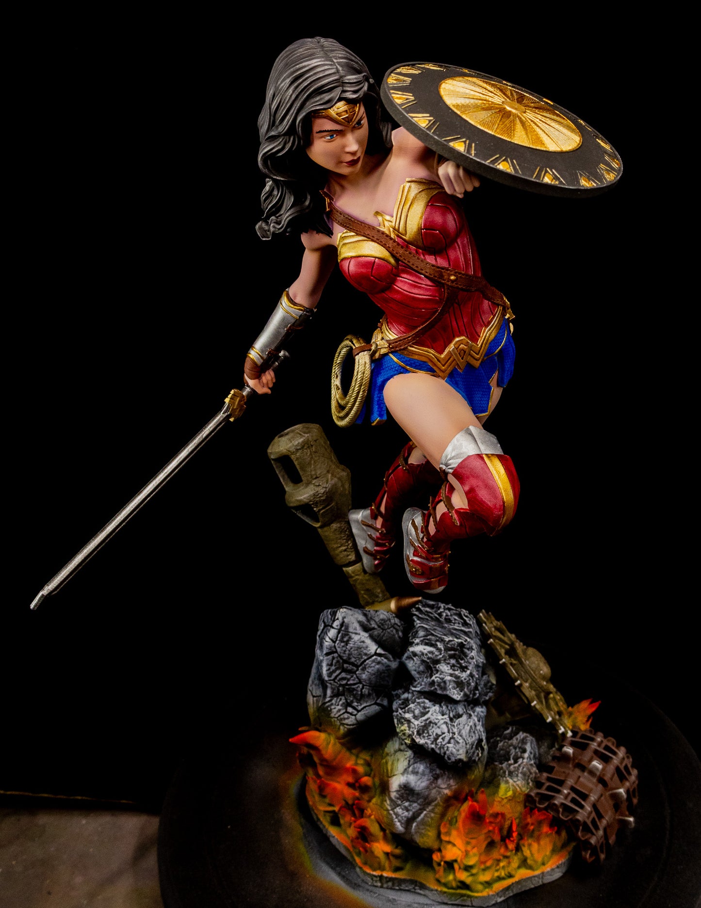 Wonder Woman Sanix Resin Fan Art Pro Painted - MTO
