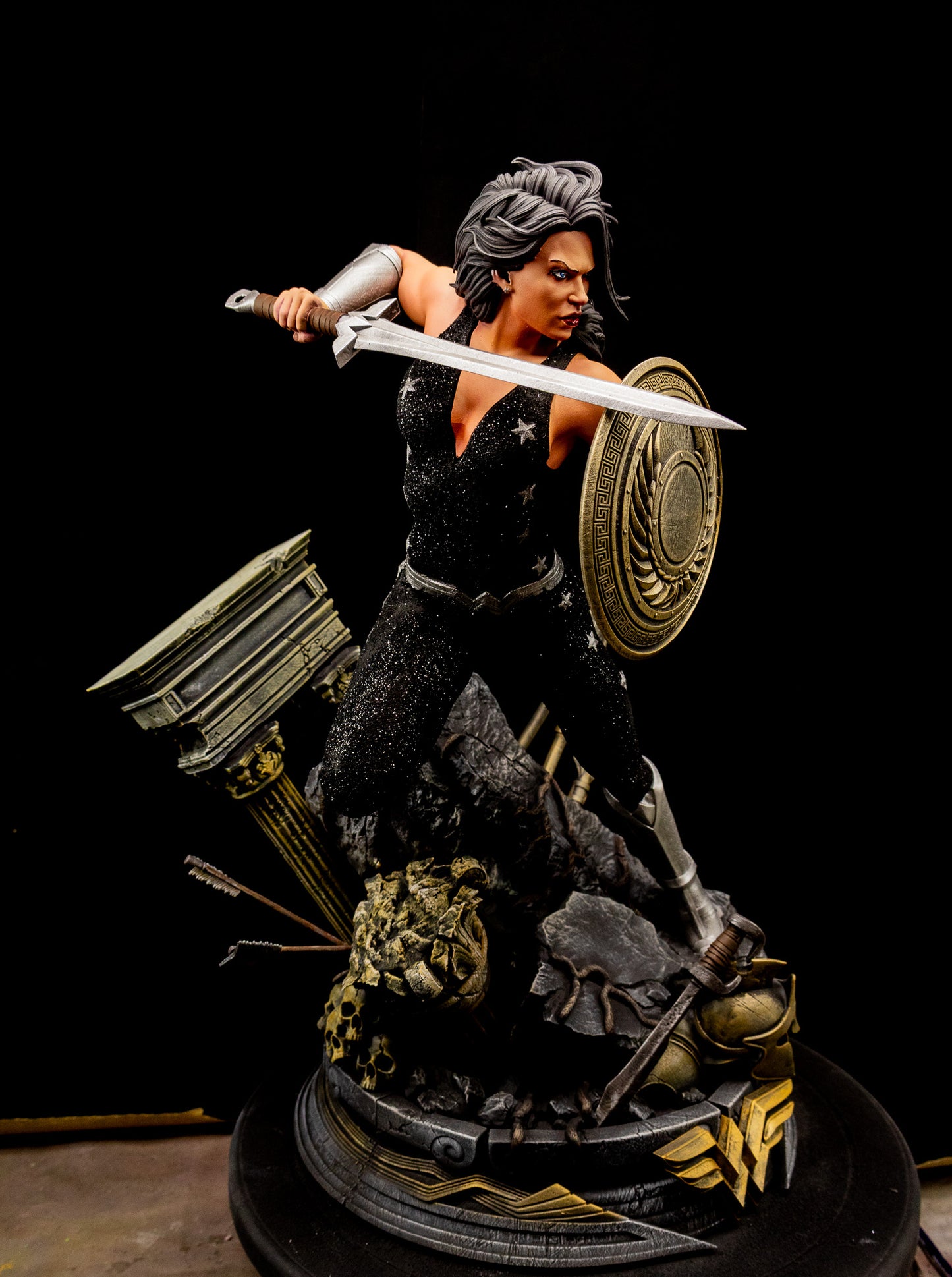 Donna Troy Collectible Resin Fan Art Pro Painted - MTO (Design by B3dserk)