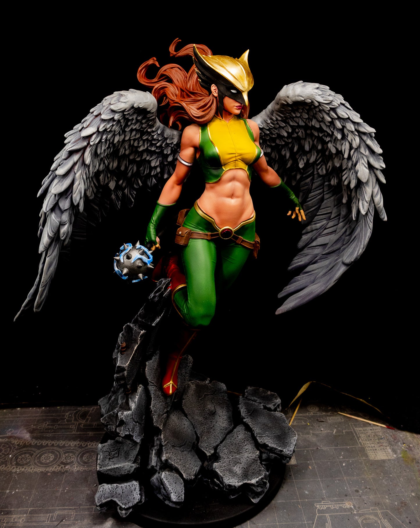 Hawkgirl Resin Fan Art - MTO (Abe3D)