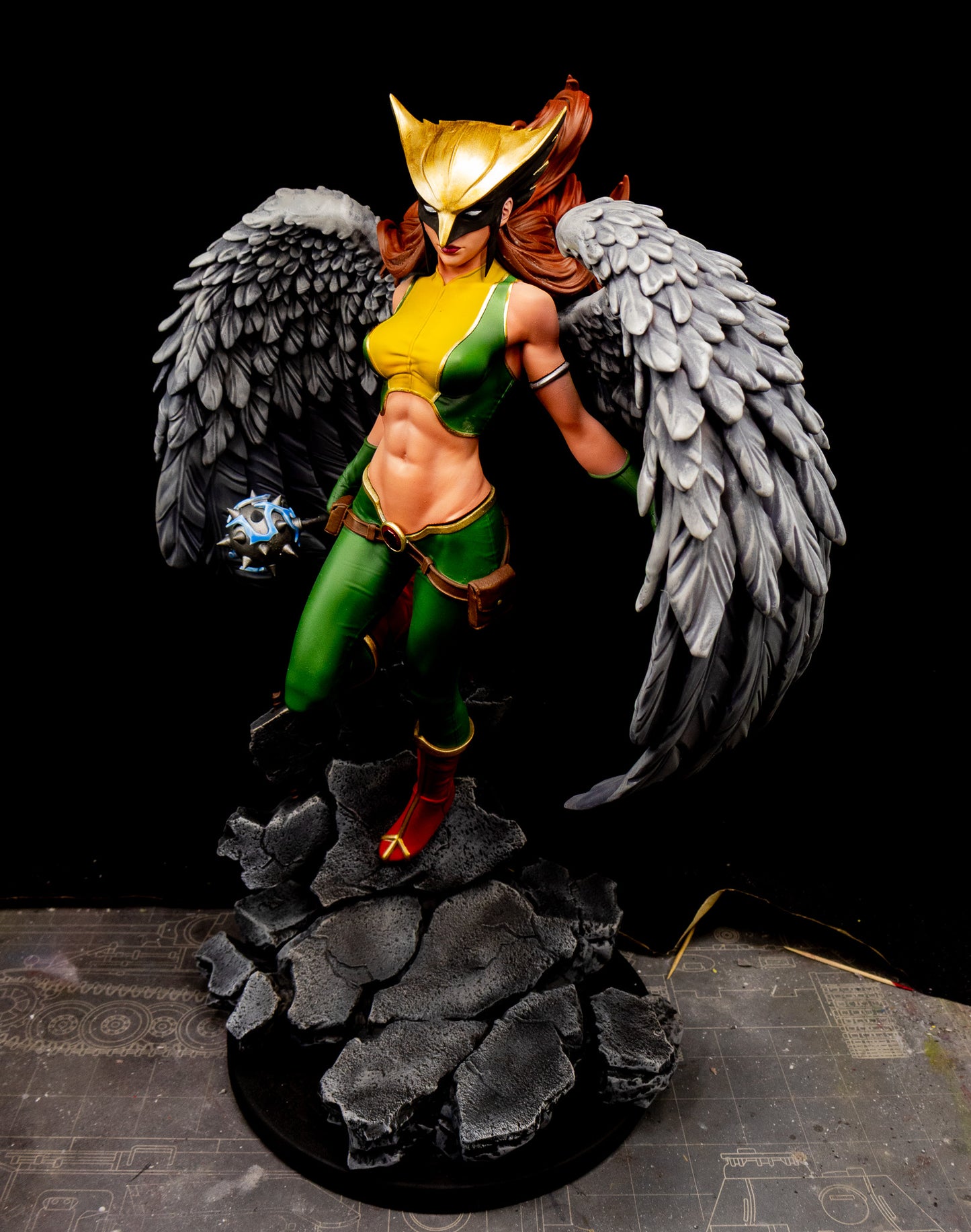 Hawkgirl Resin Fan Art - MTO (Abe3D)
