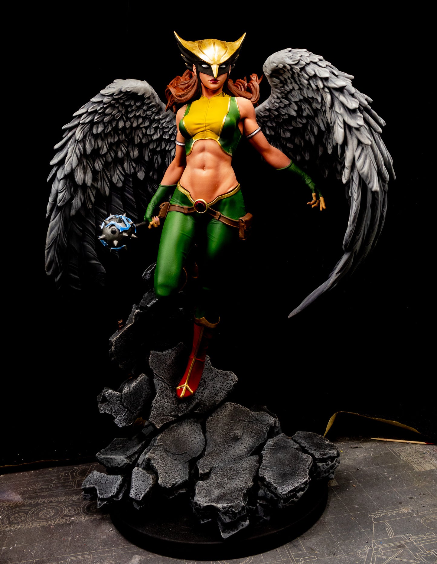 Hawkgirl Resin Fan Art - MTO (Abe3D)