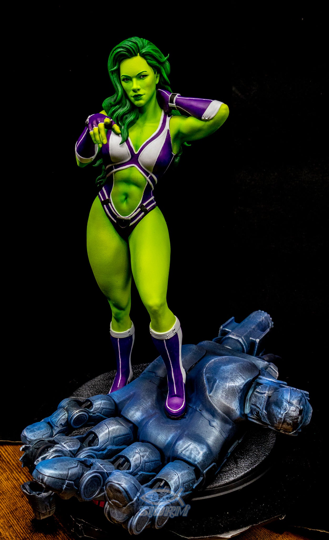 She-Hulk Collectible Resin Fan Art Pro Painted - MTO (OC)