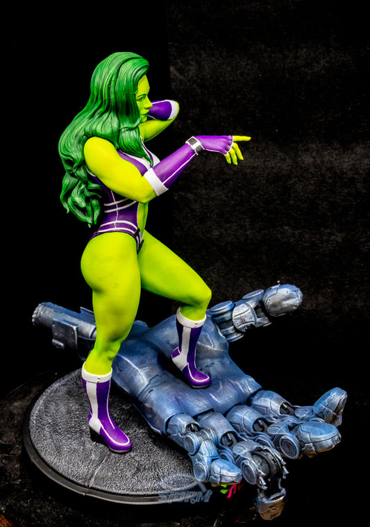 She-Hulk Collectible Resin Fan Art Pro Painted - MTO (OC)