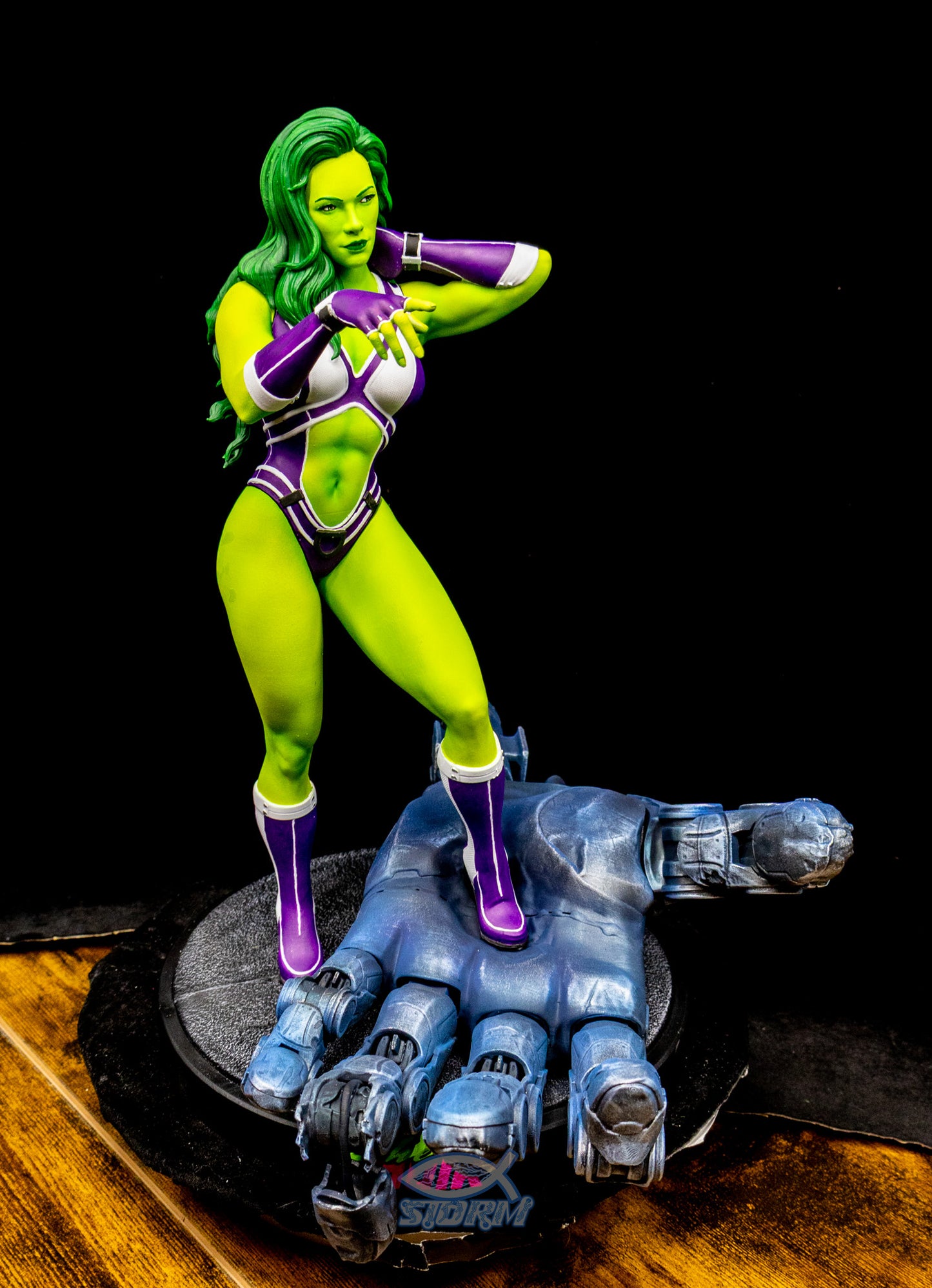 She-Hulk Collectible Resin Fan Art Pro Painted - MTO (OC)
