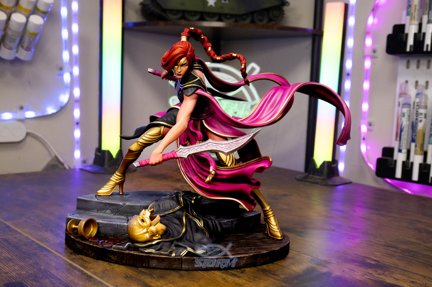 Katarina League of Legends Resin Fan Art - MTO (Design by Bulkamancer)