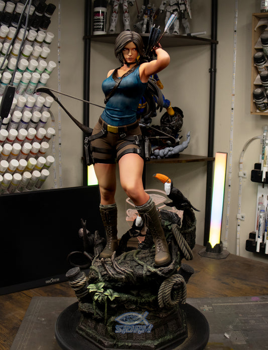 Lara Croft Resin Fan Art Pro Painted - MTO ZEZ