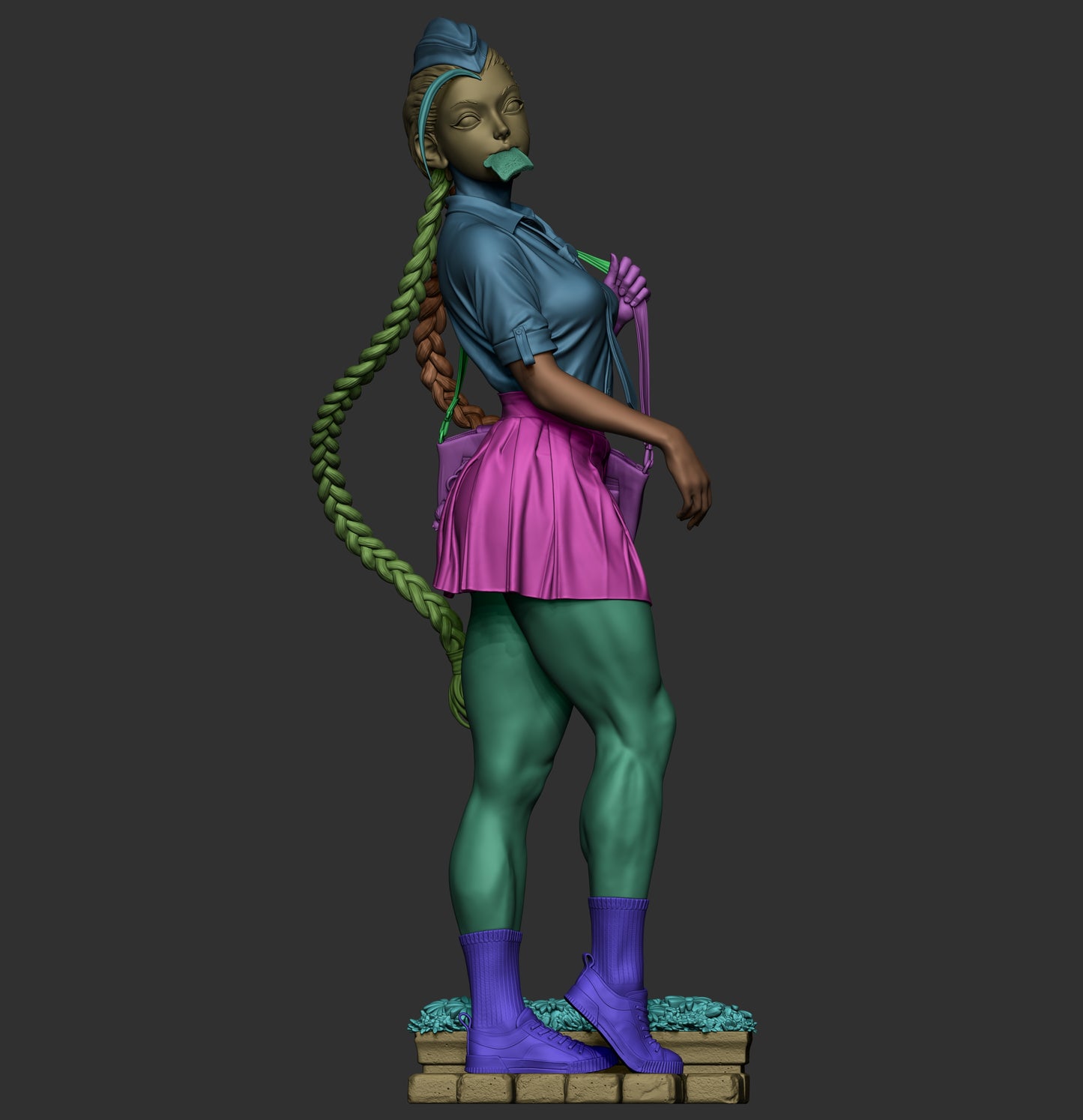 Cammy Resin Sculpture (Design by CA3D Studios)