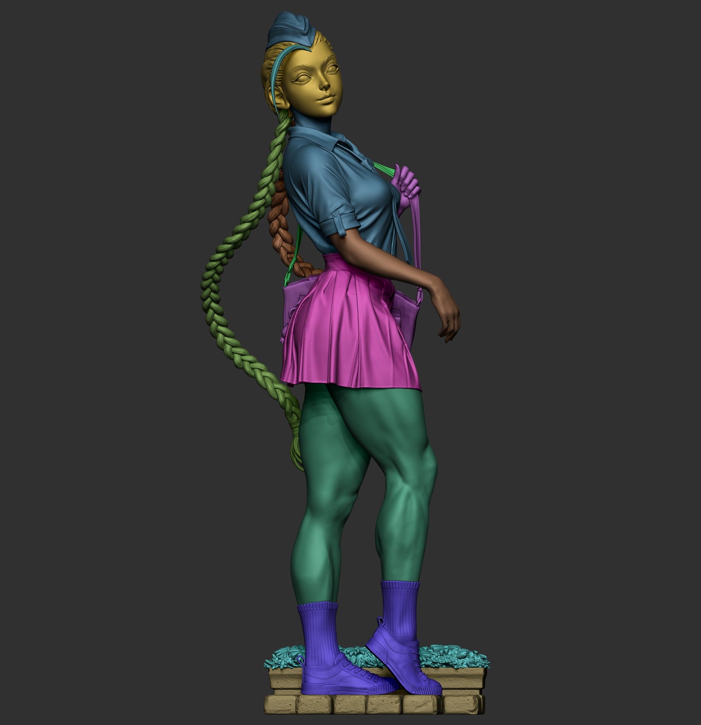 Cammy Resin Sculpture (Design by CA3D Studios)