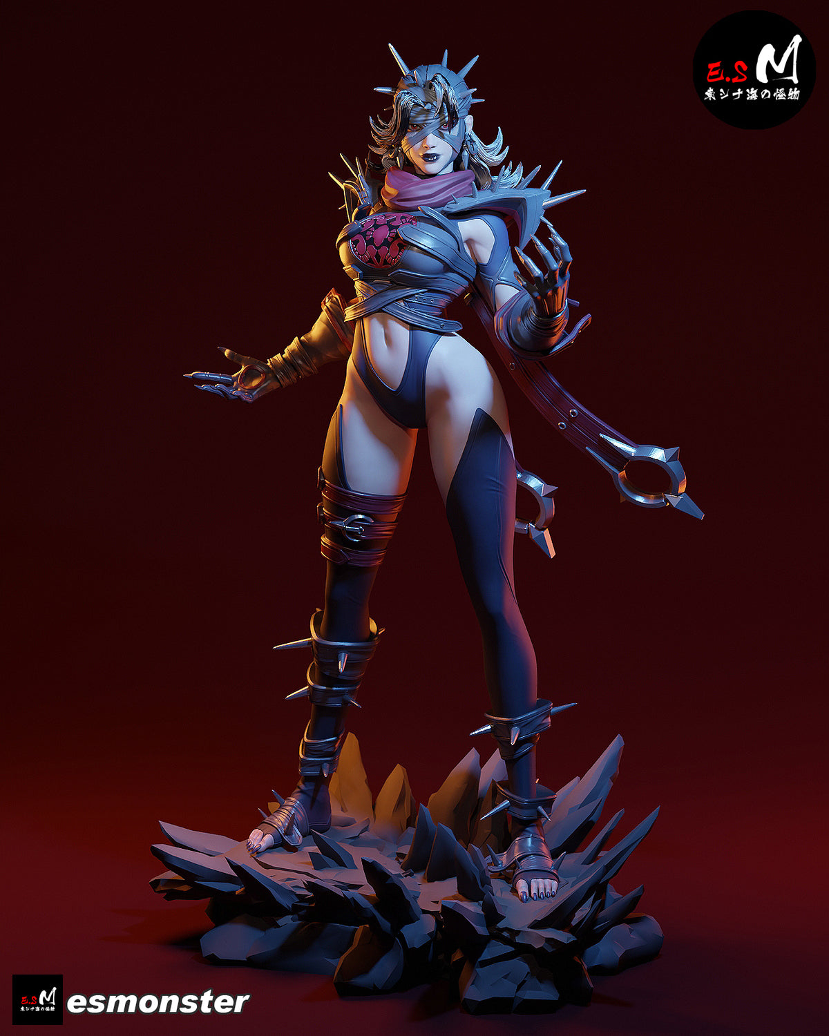 Invisible Woman Malicious Resin Art (East Sea Monster Version)