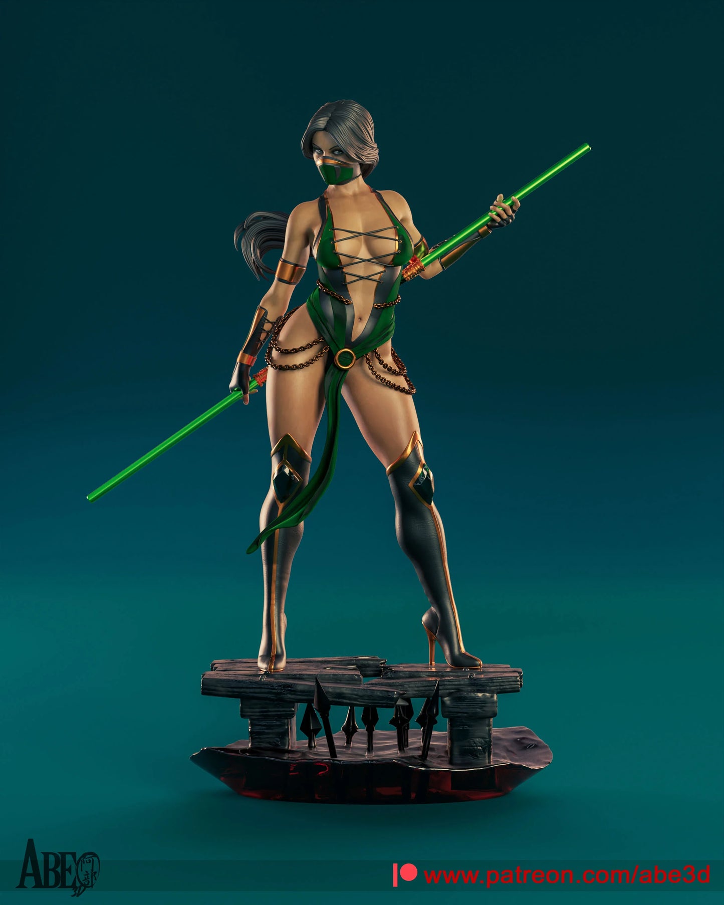 Jade Resin Fan Art Pro Painted - MTO