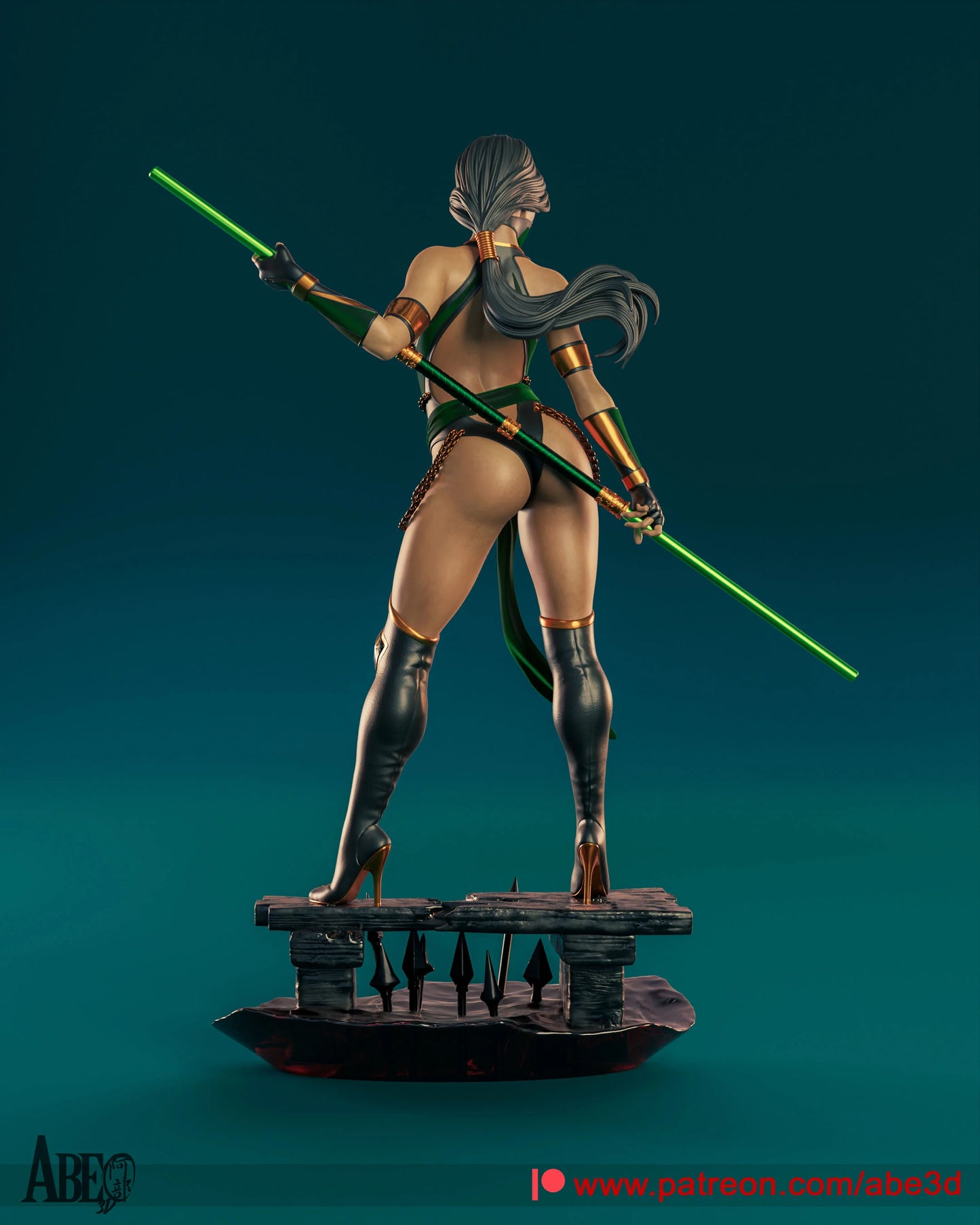 Mortal Kombat Jade Resin Fan Art - MTO (Design by Abe3D)