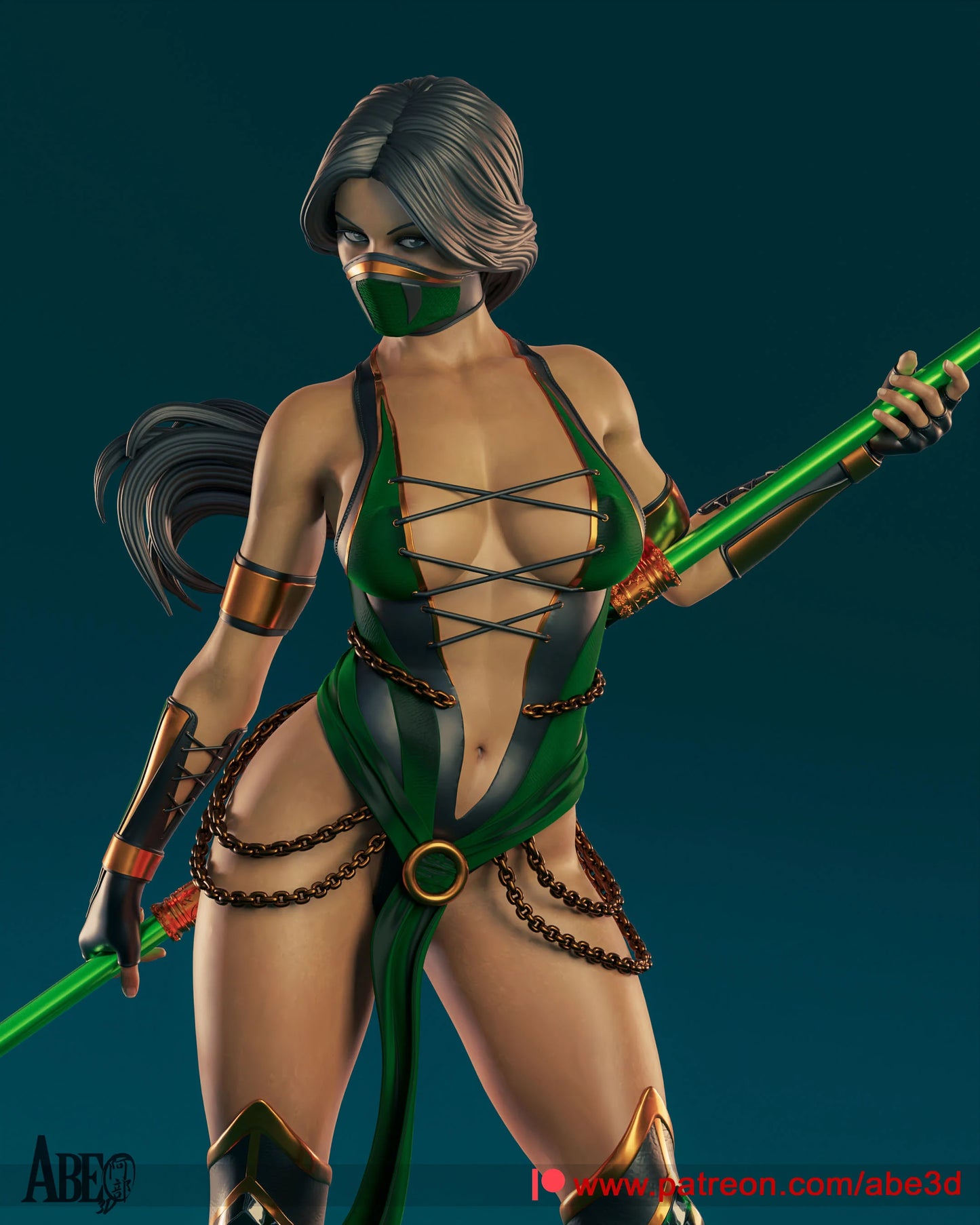 Jade Resin Fan Art Pro Painted - MTO