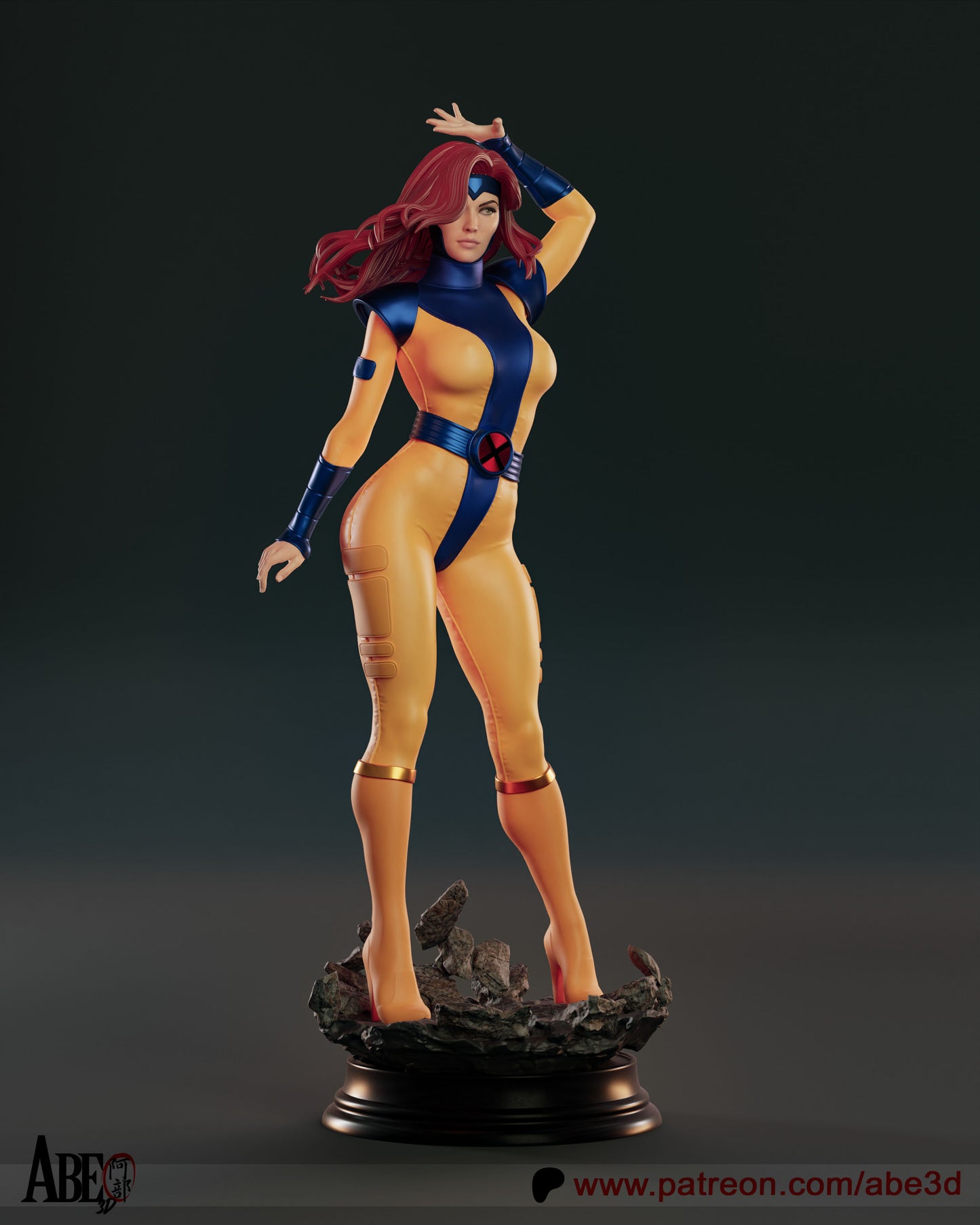Jean Grey Resin Fan Art Pro Painted - MTO