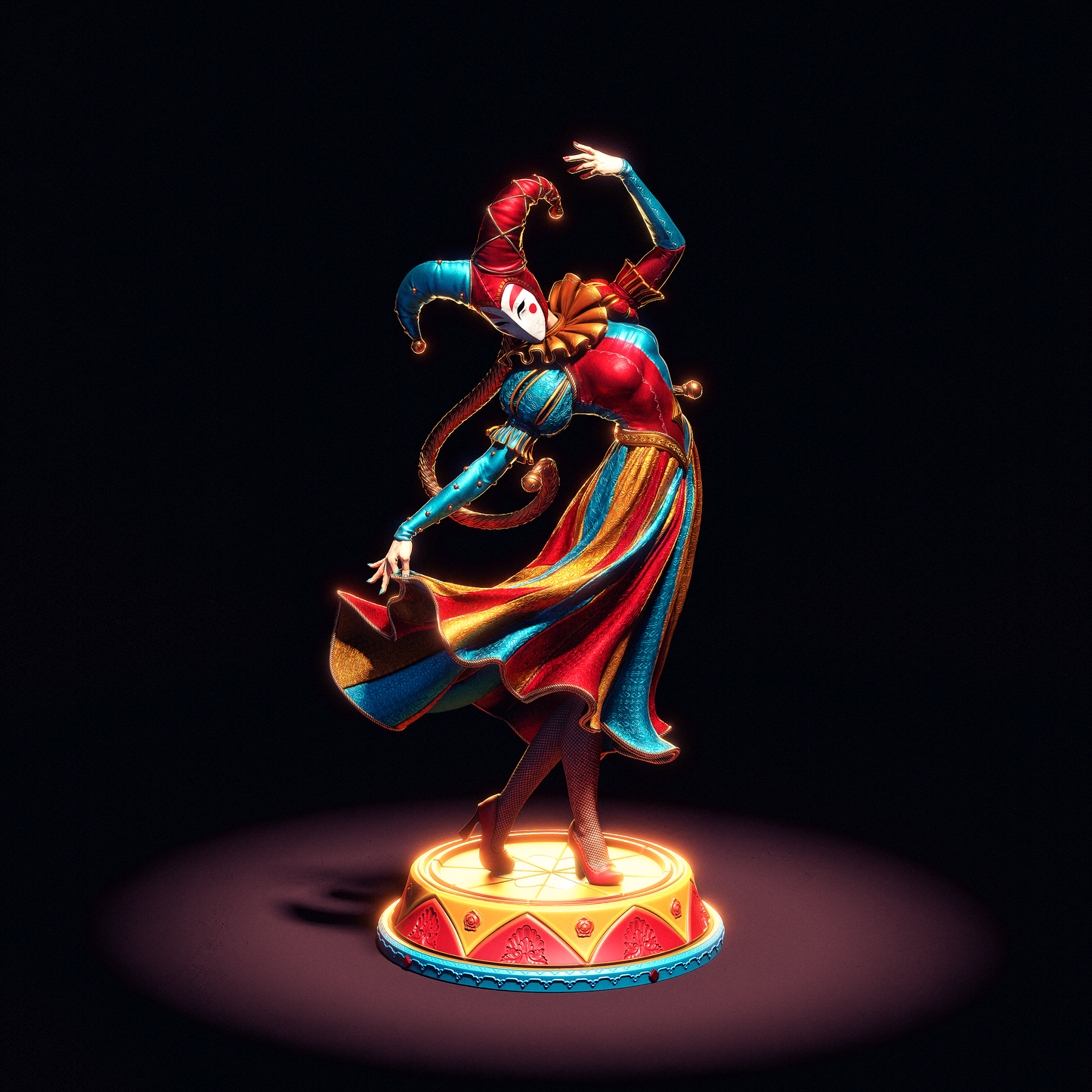 Jester Resin Art - MTO (Design by CA3D)