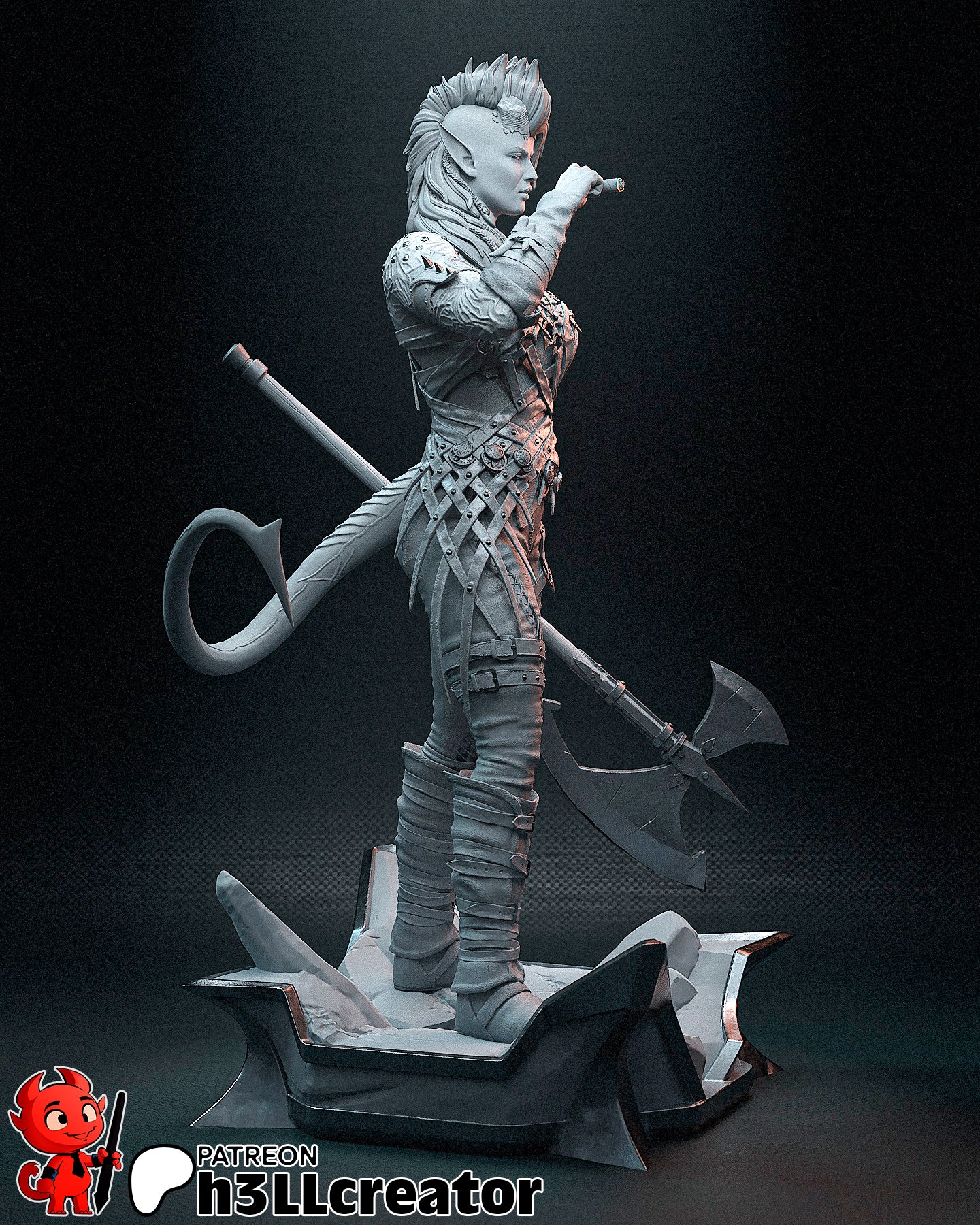 Karlach Resin Fan Art - MTO (HC)