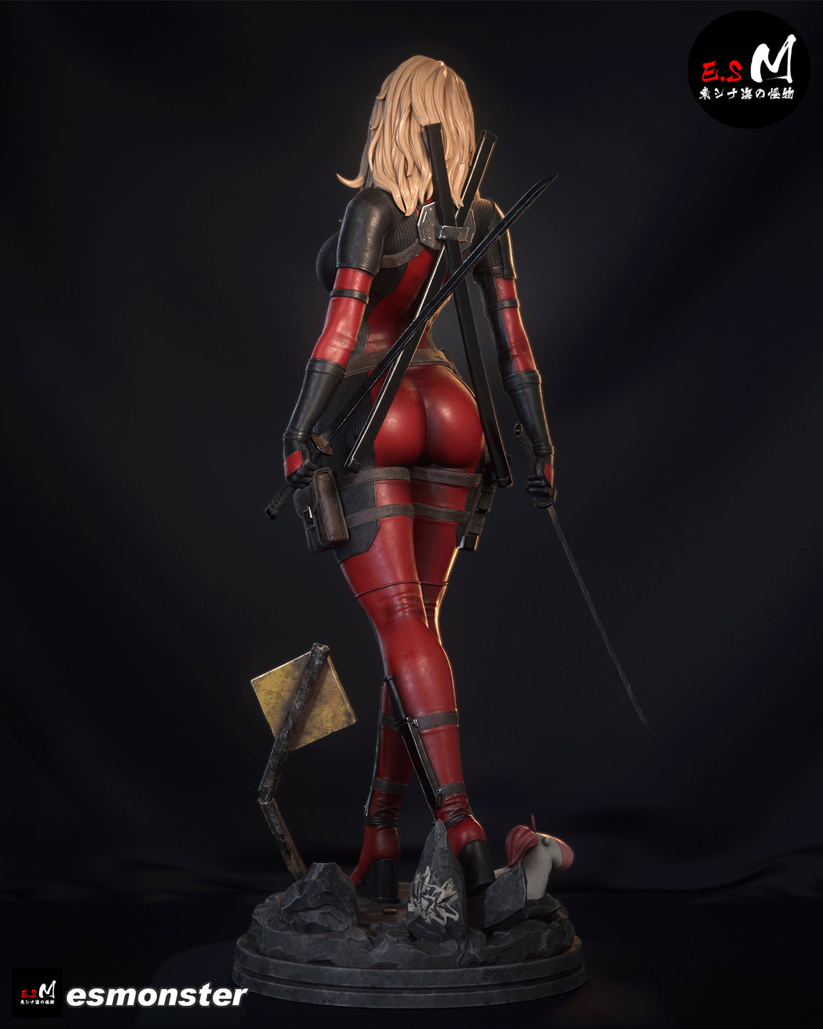 Lady Deadpool Resin Art (East Sea Monster Version)
