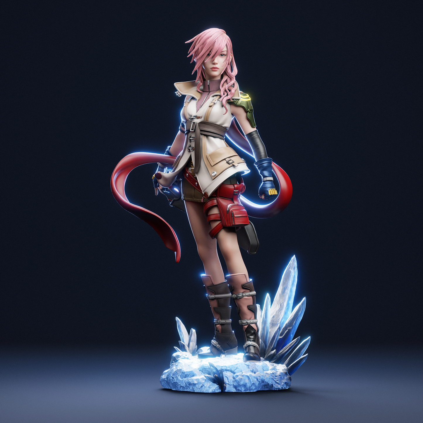 Lightning Final Fantasy XIII Resin Sculpture (Design by CA3D Studios)