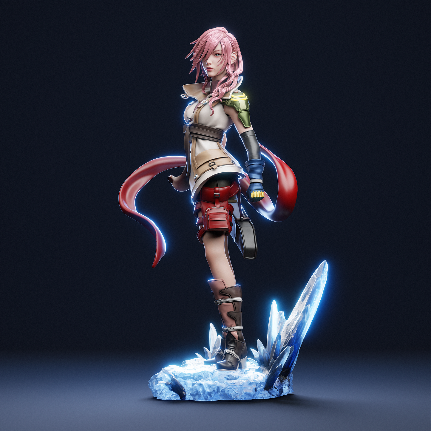 Lightning Final Fantasy XIII Resin Sculpture (Design by CA3D Studios)