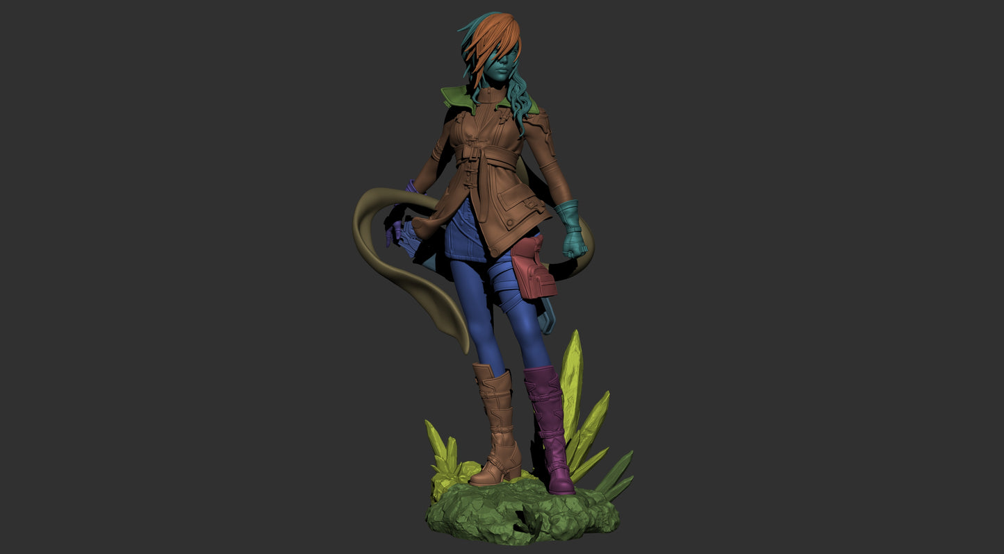 Lightning Final Fantasy XIII Resin Sculpture (Design by CA3D Studios)
