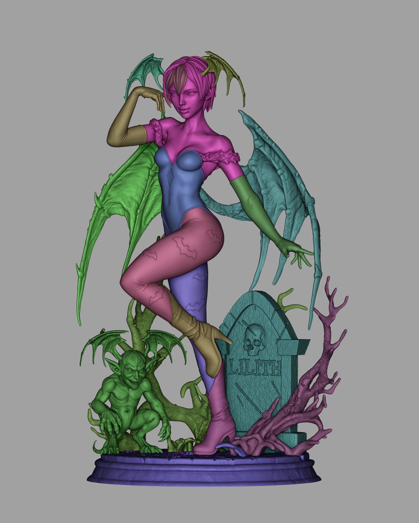 Lilith Resin Sculpture (Design by CA3D Studios)