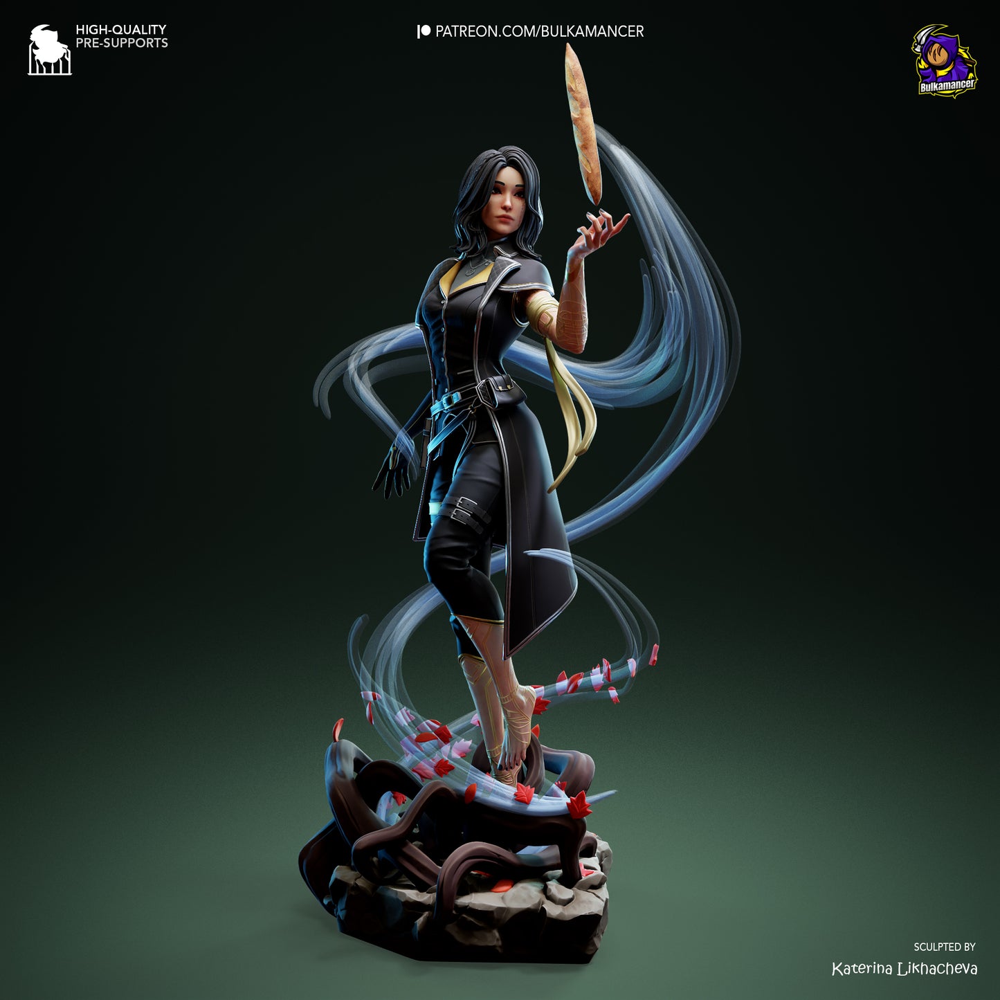 Clair Obscur Expedition 33 Lune Resin Fan Art - MTO (Design by Bulkamancer)