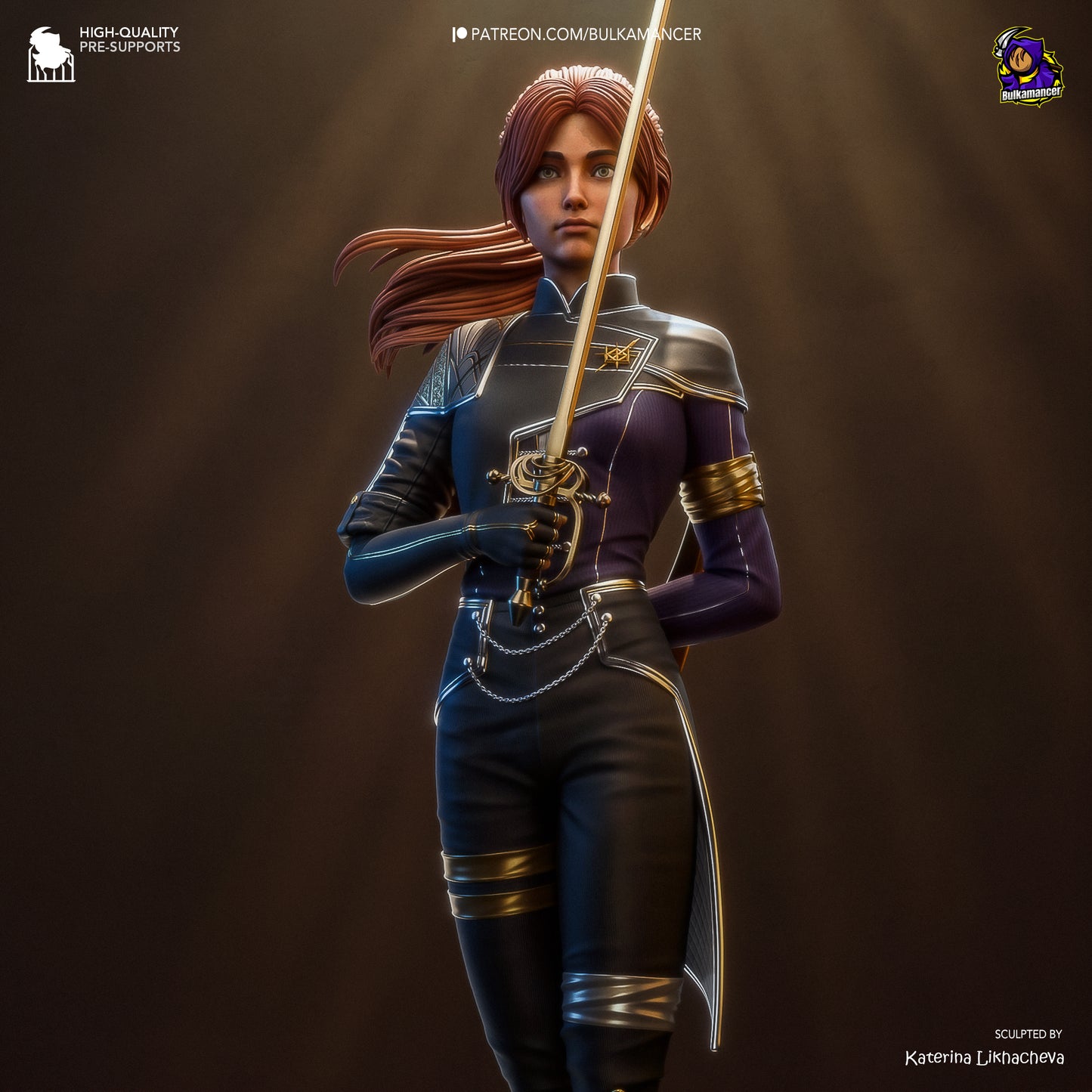 Clair Obscur Expedition 33 Maelle Resin Fan Art - MTO (Design by Bulkamancer)