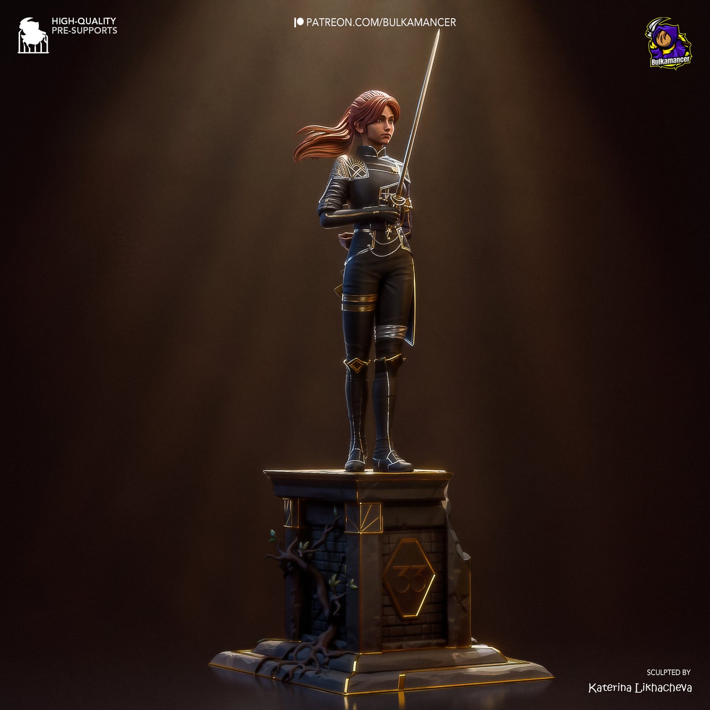 Clair Obscur Expedition 33 Maelle Resin Fan Art - MTO (Design by Bulkamancer)