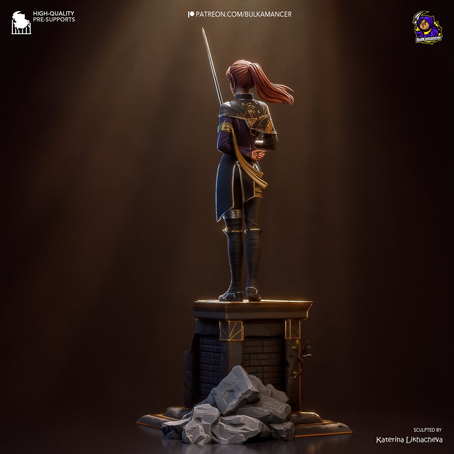 Clair Obscur Expedition 33 Maelle Resin Fan Art - MTO (Design by Bulkamancer)