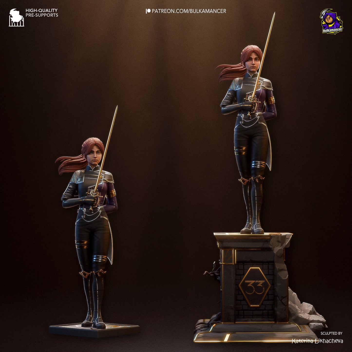 Clair Obscur Expedition 33 Maelle Resin Fan Art - MTO (Design by Bulkamancer)