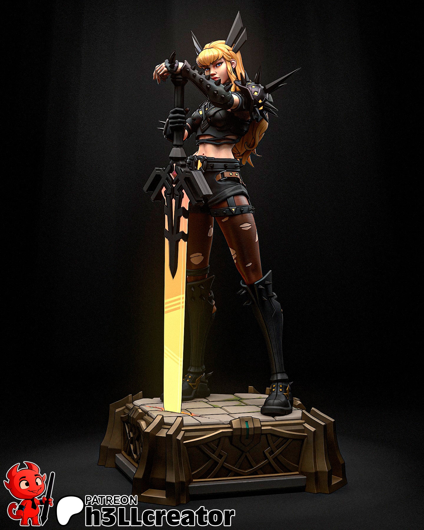 Marvel Rivals Magik Resin Fan Art - MTO (HC)