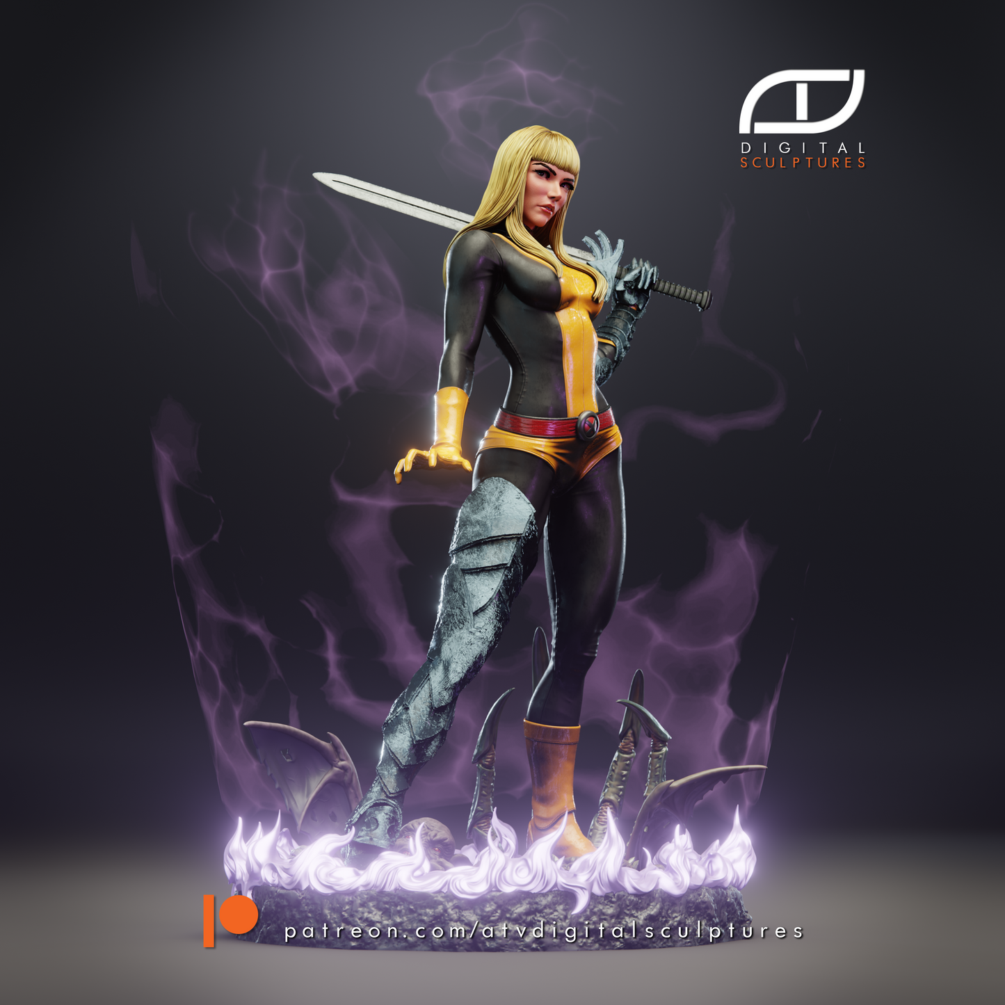 Magik Classic Outfit Resin Fan Art Pro Painted - MTO (ATV)