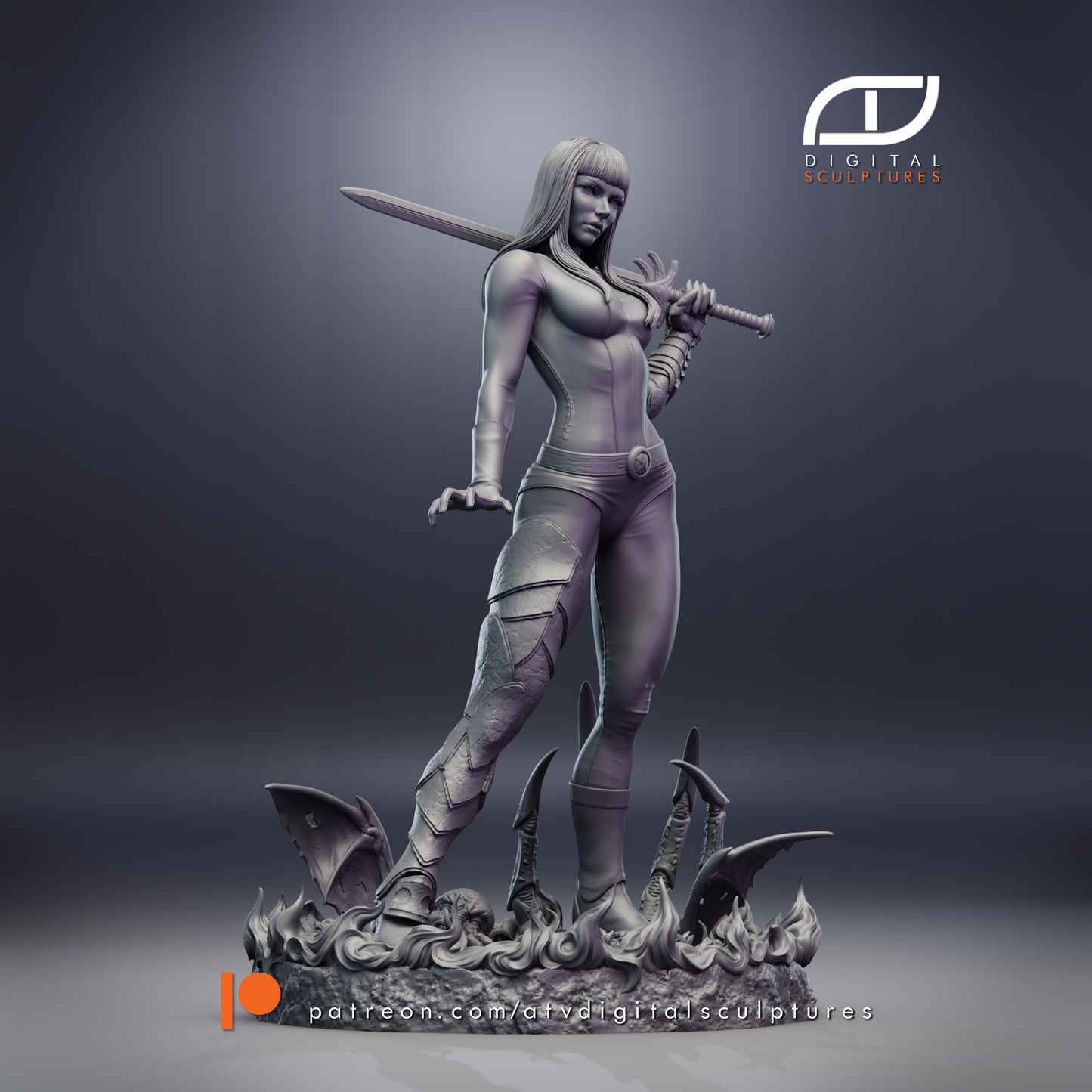 Magik Classic Outfit Resin Fan Art Pro Painted - MTO (ATV)