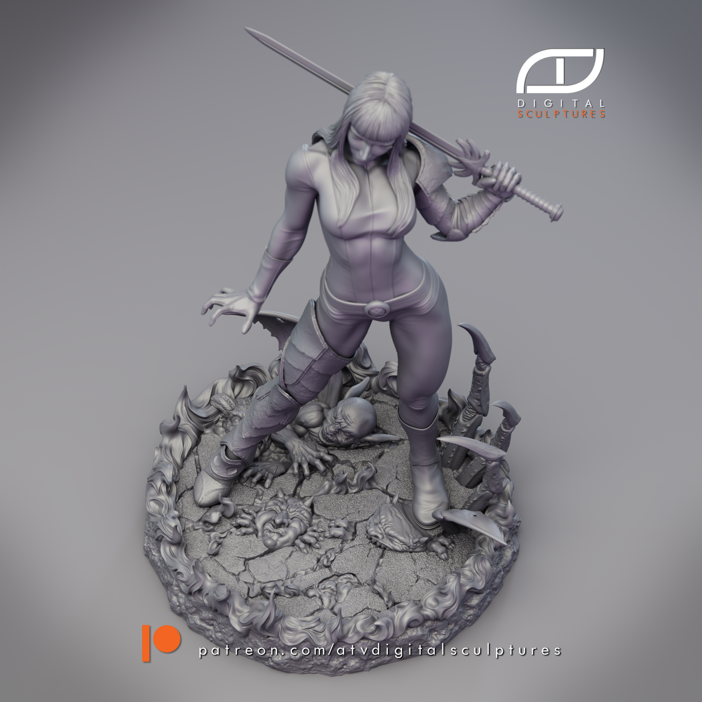 Magik Classic Outfit Resin Fan Art Pro Painted - MTO (ATV)