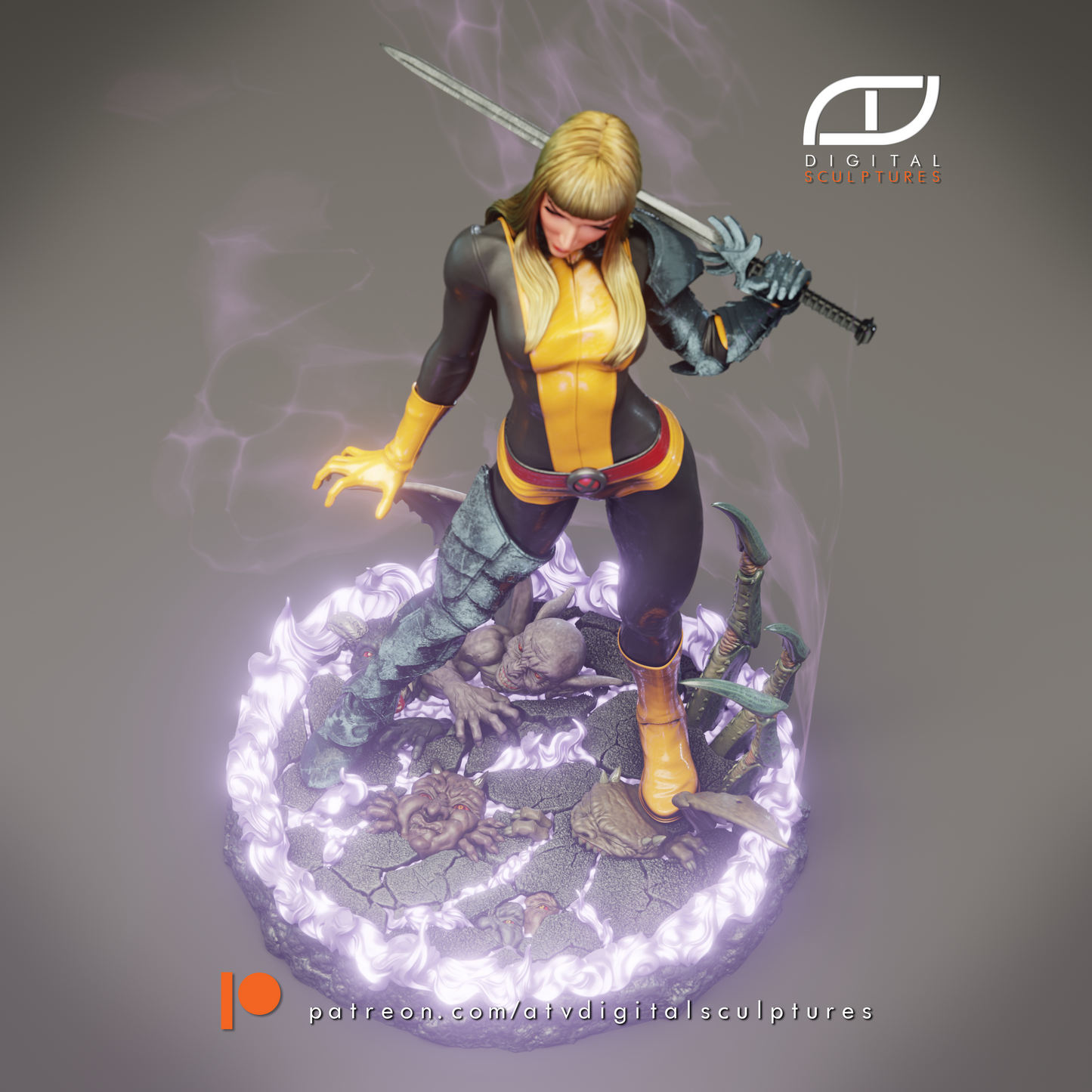 Magik Classic Outfit Resin Fan Art Pro Painted - MTO (ATV)