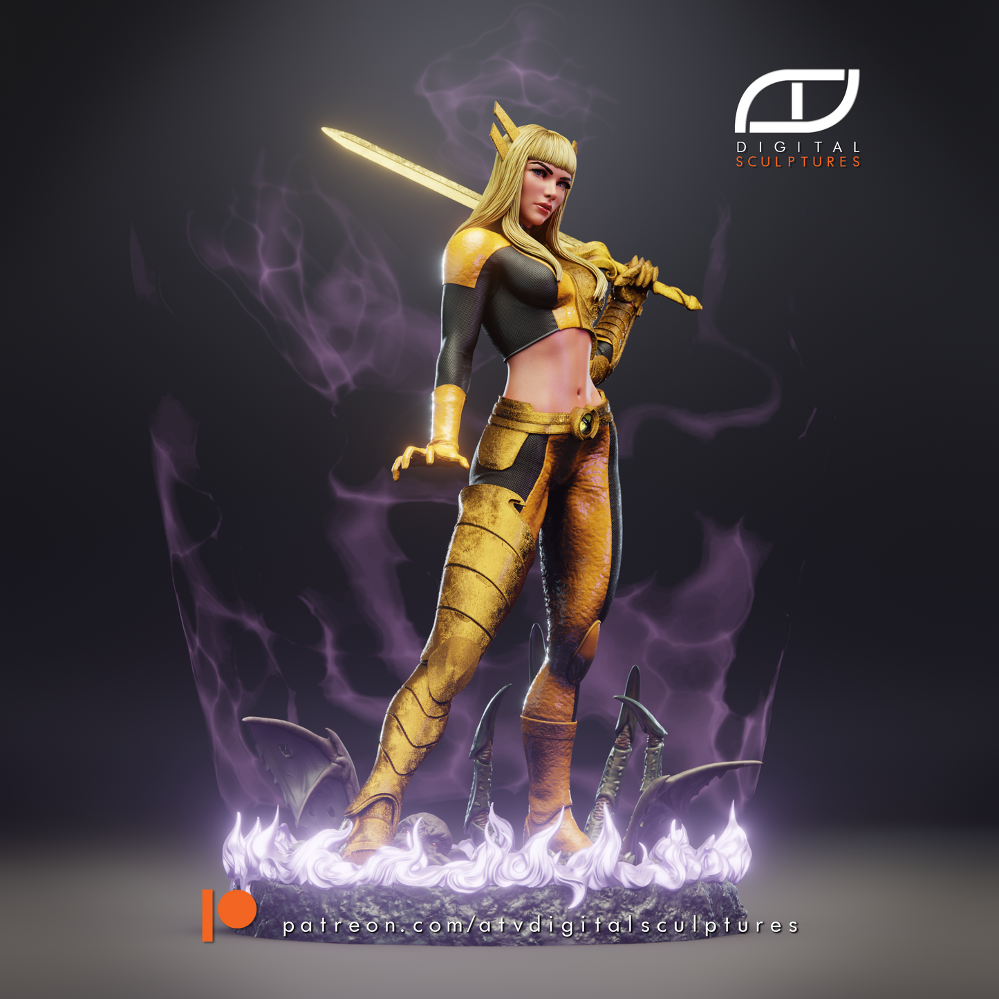 Magik Classic Outfit Resin Fan Art Pro Painted - MTO (ATV)