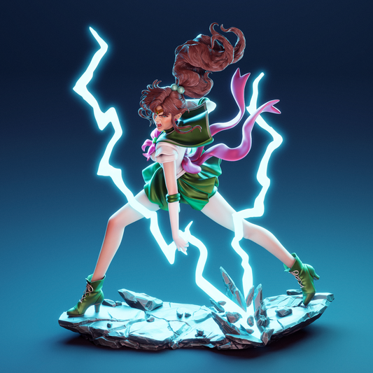 Makoto Kino (Sailor Moon) Resin Sculpture (Design by CA3D Studios)