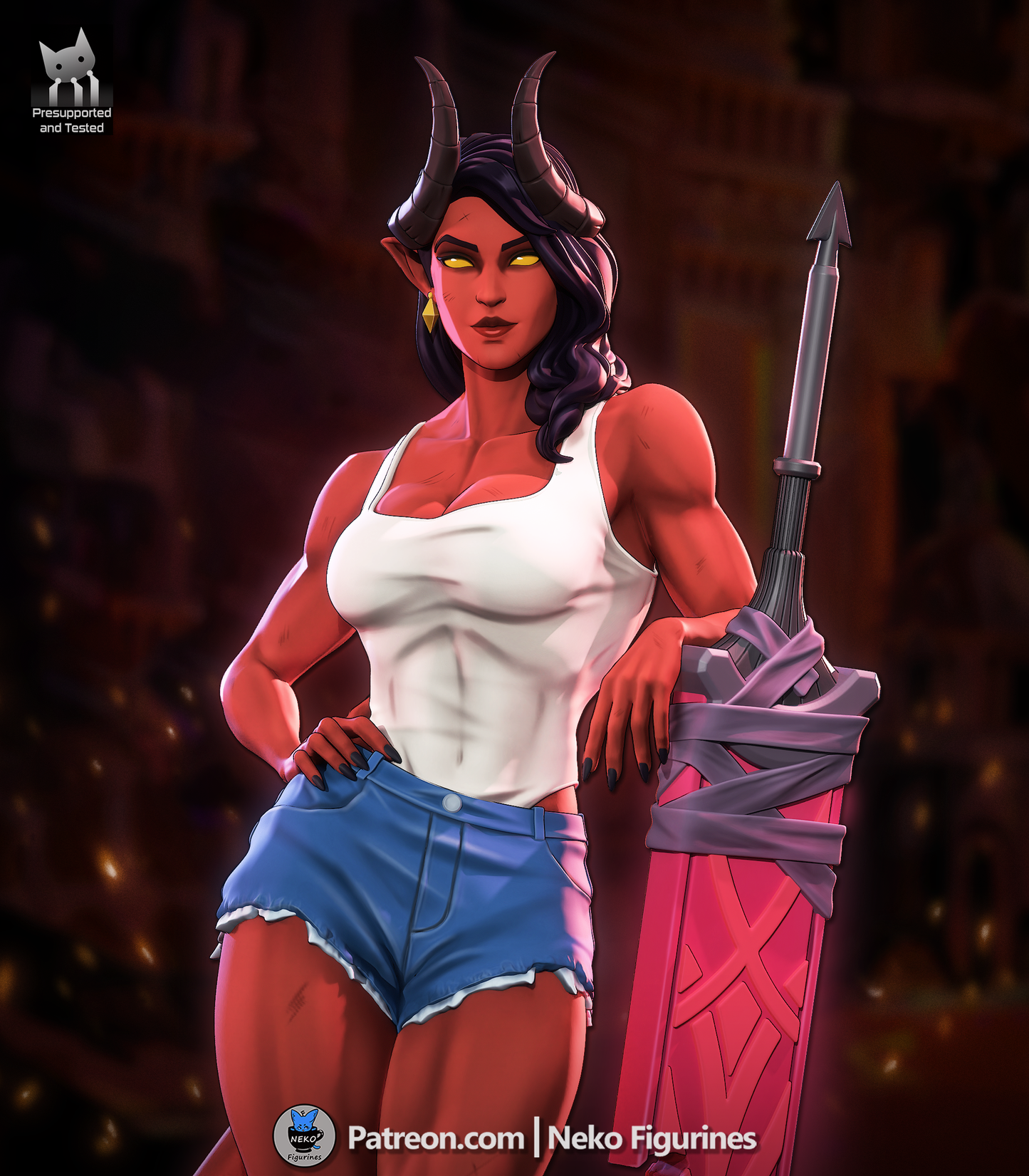 Malevola Dispatch Resin Fan Art MTO (Design by Neko)