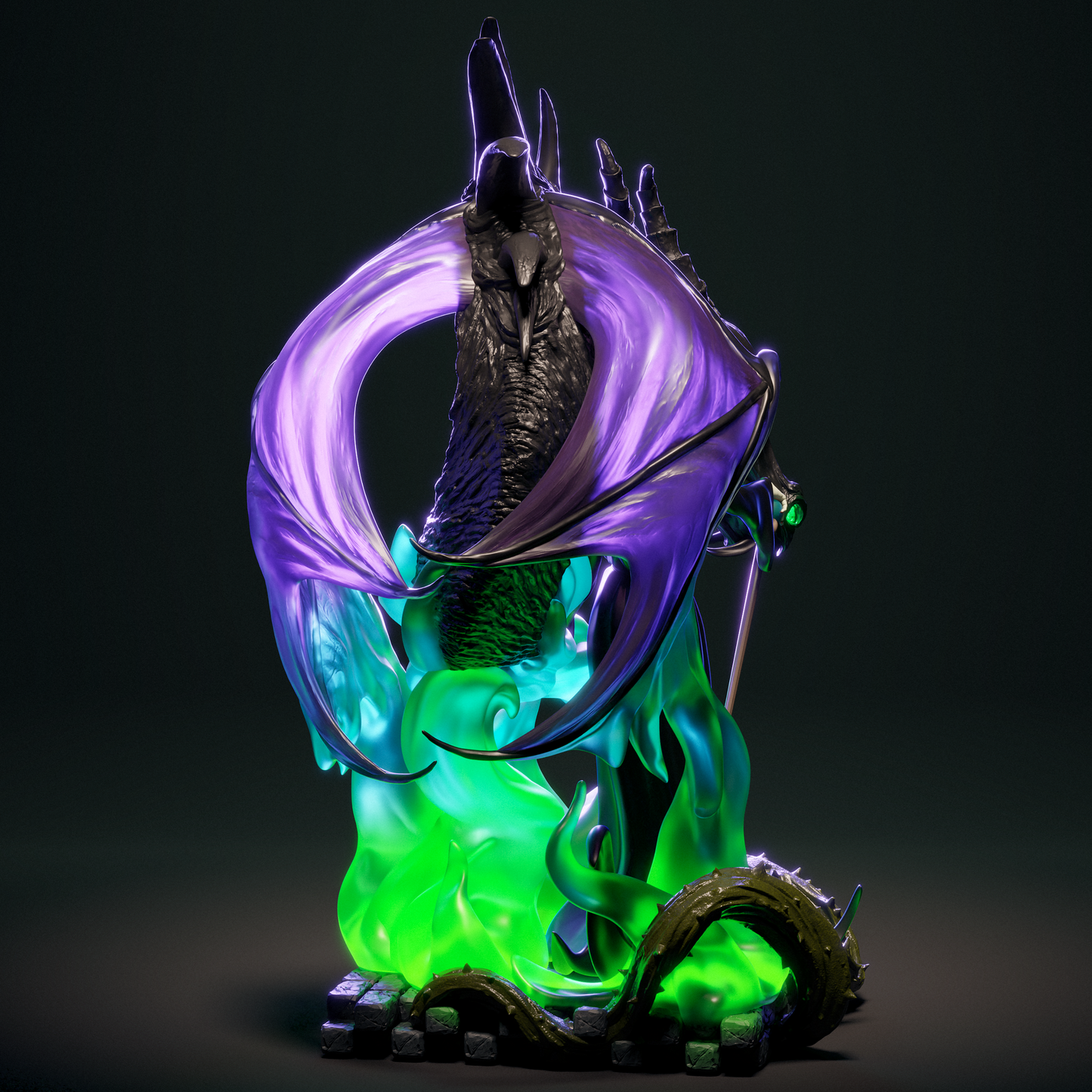 Maleficent Resin Sculpture (Design by CA3D Studios)