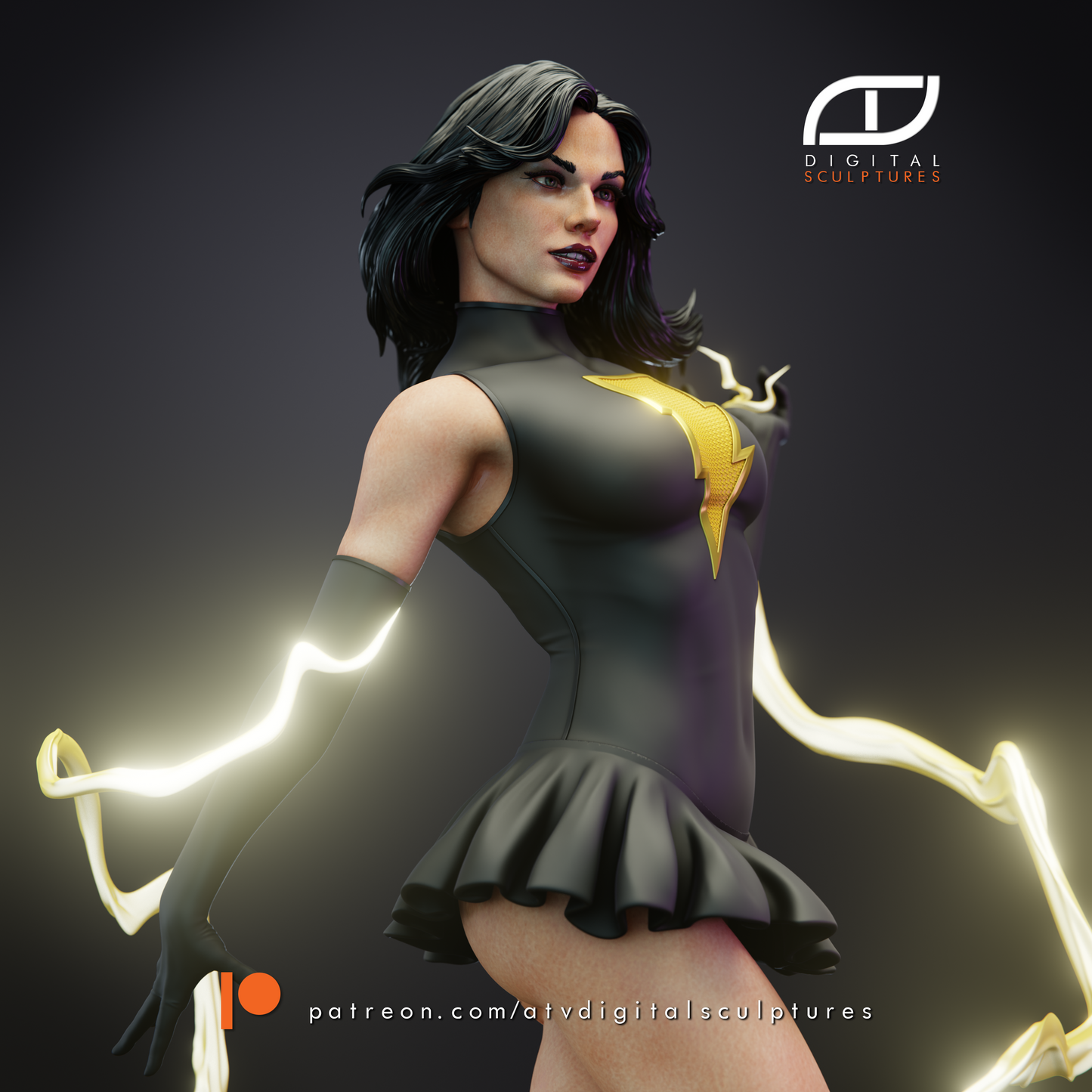 Mary Marvel Resin Fan Art - MTO (ATV)