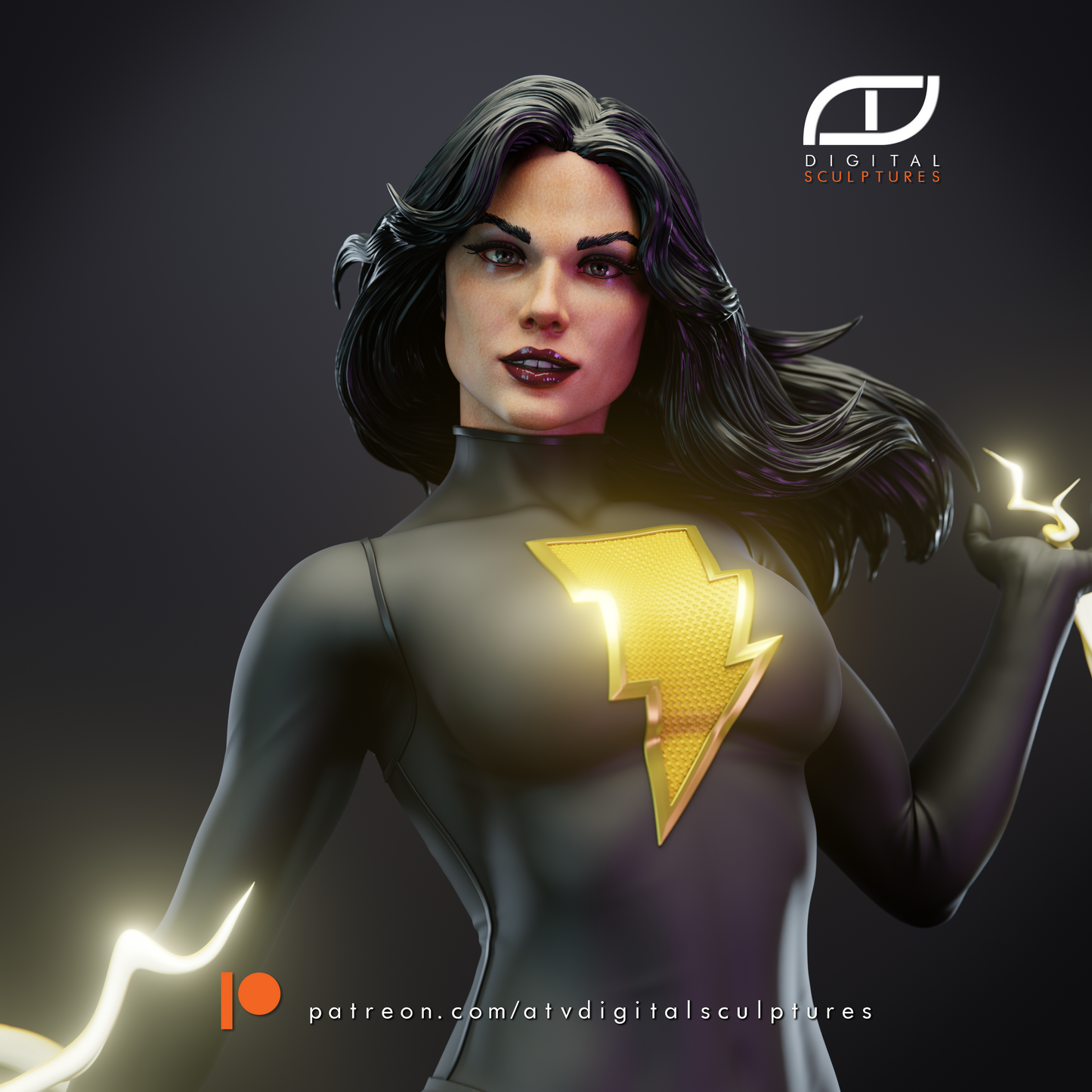 Mary Marvel Resin Fan Art - MTO (ATV)