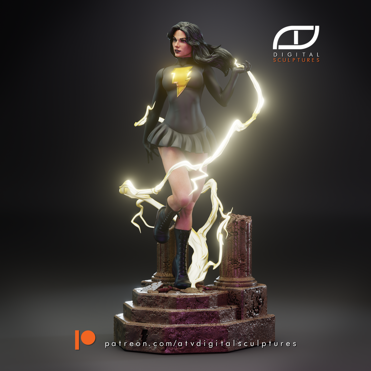 Mary Marvel Resin Fan Art - MTO (ATV)