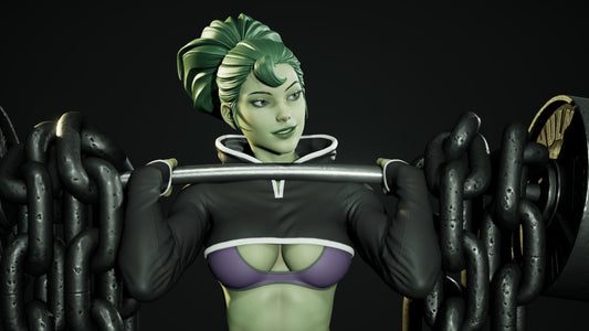 She Hulk Resin Art (Godlink Version)
