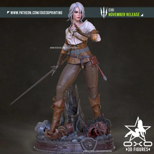 Ciri Resin Fan Art - MTO (OXO)
