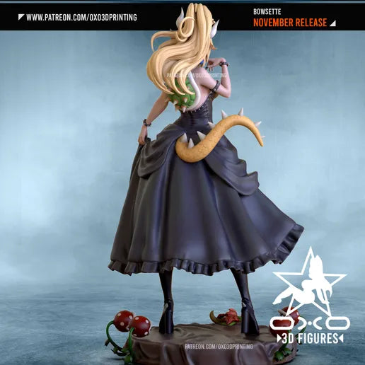 Bowsette Resin Fan Art - MTO (Designed by OXO3D)