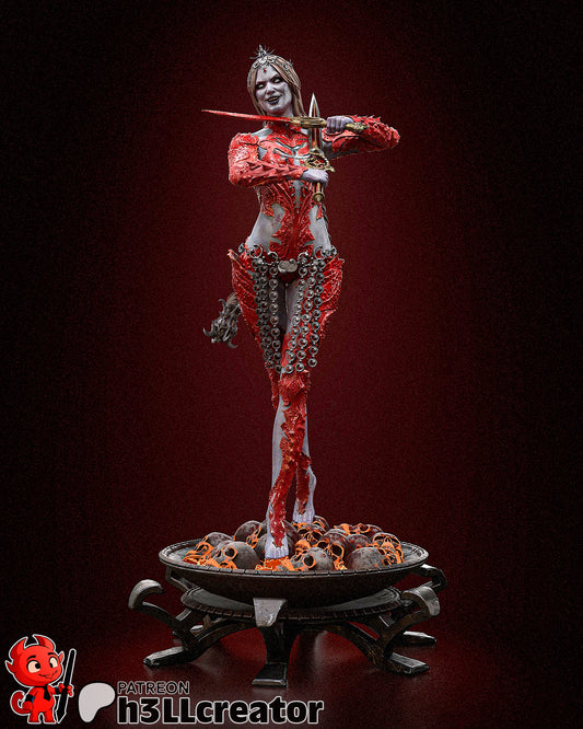 Orin the Red V2 Collectible Resin Fan Art Pro Painted - MTO (Design by Bulkamancer)